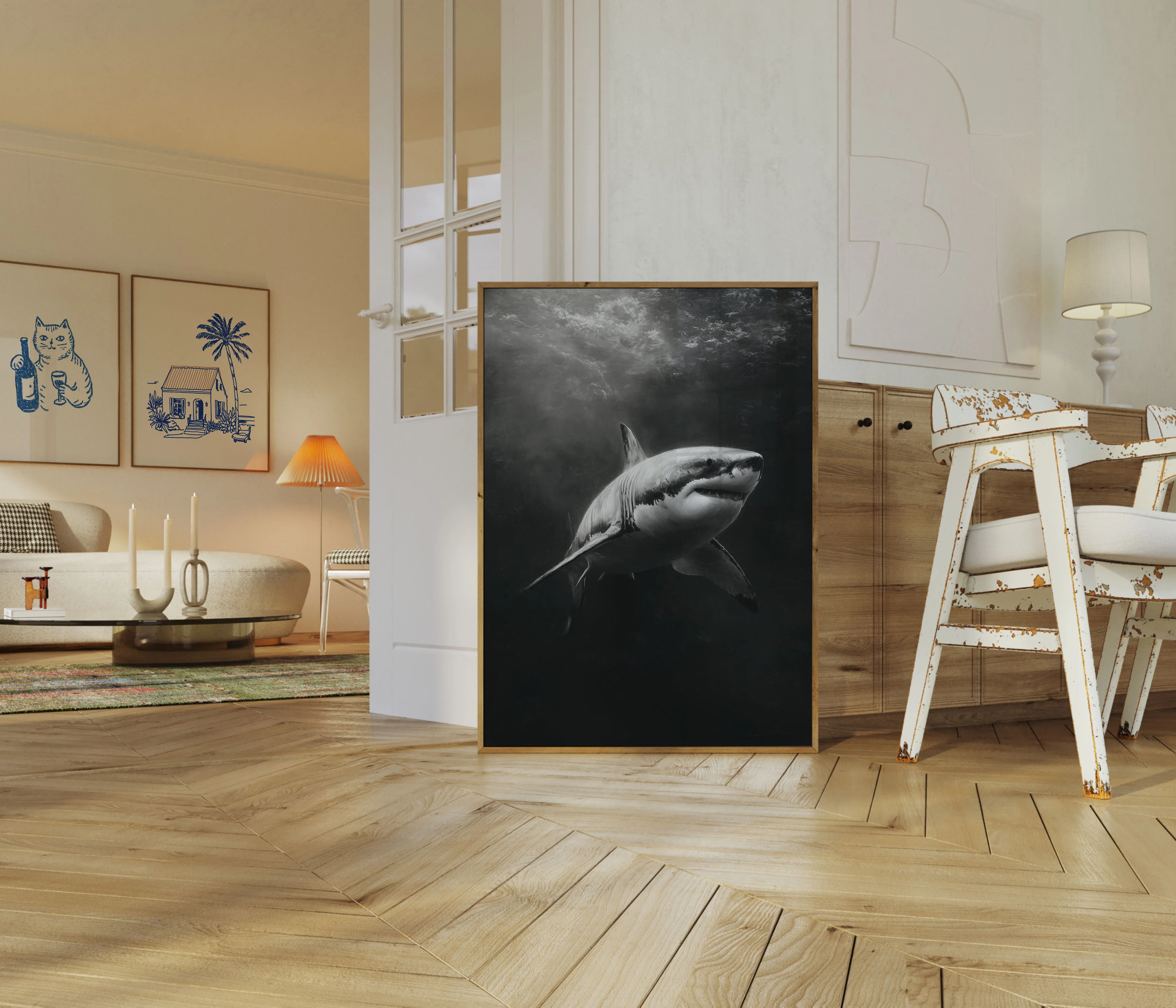 Dark Waters Great White Poster - Image 5