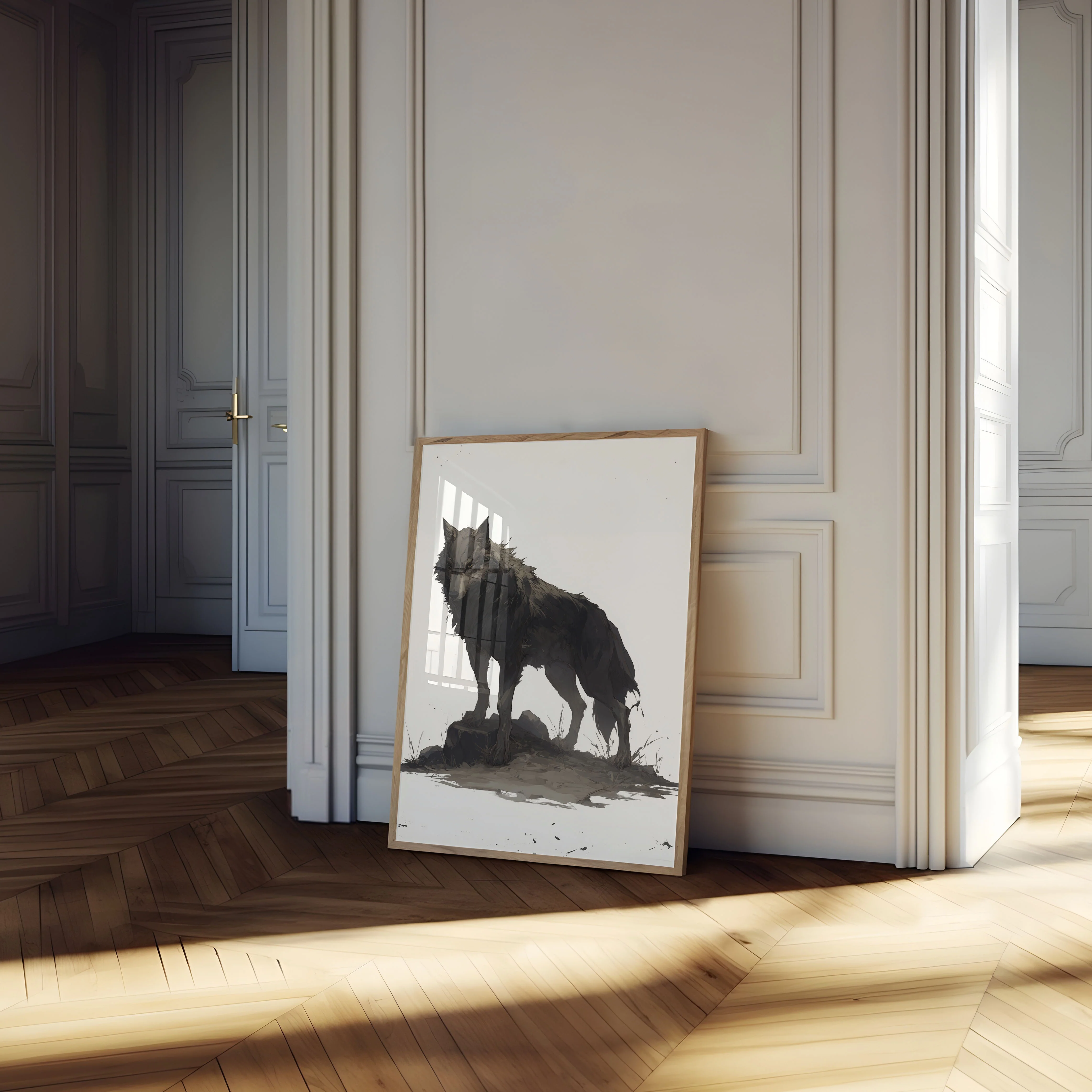 Dark Wolf Guardian Poster - Image 4