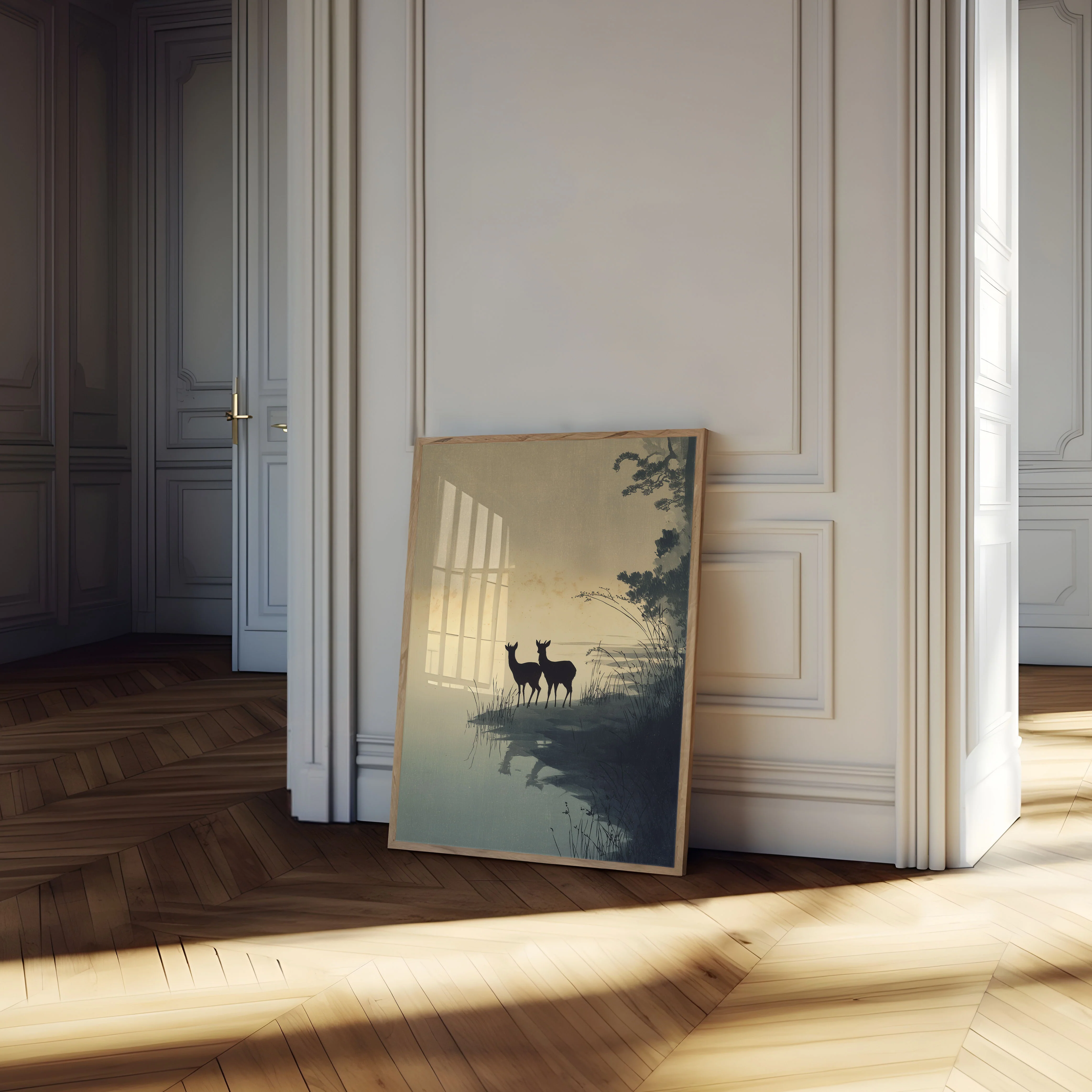 Deer by the Lake Poster - Image 4