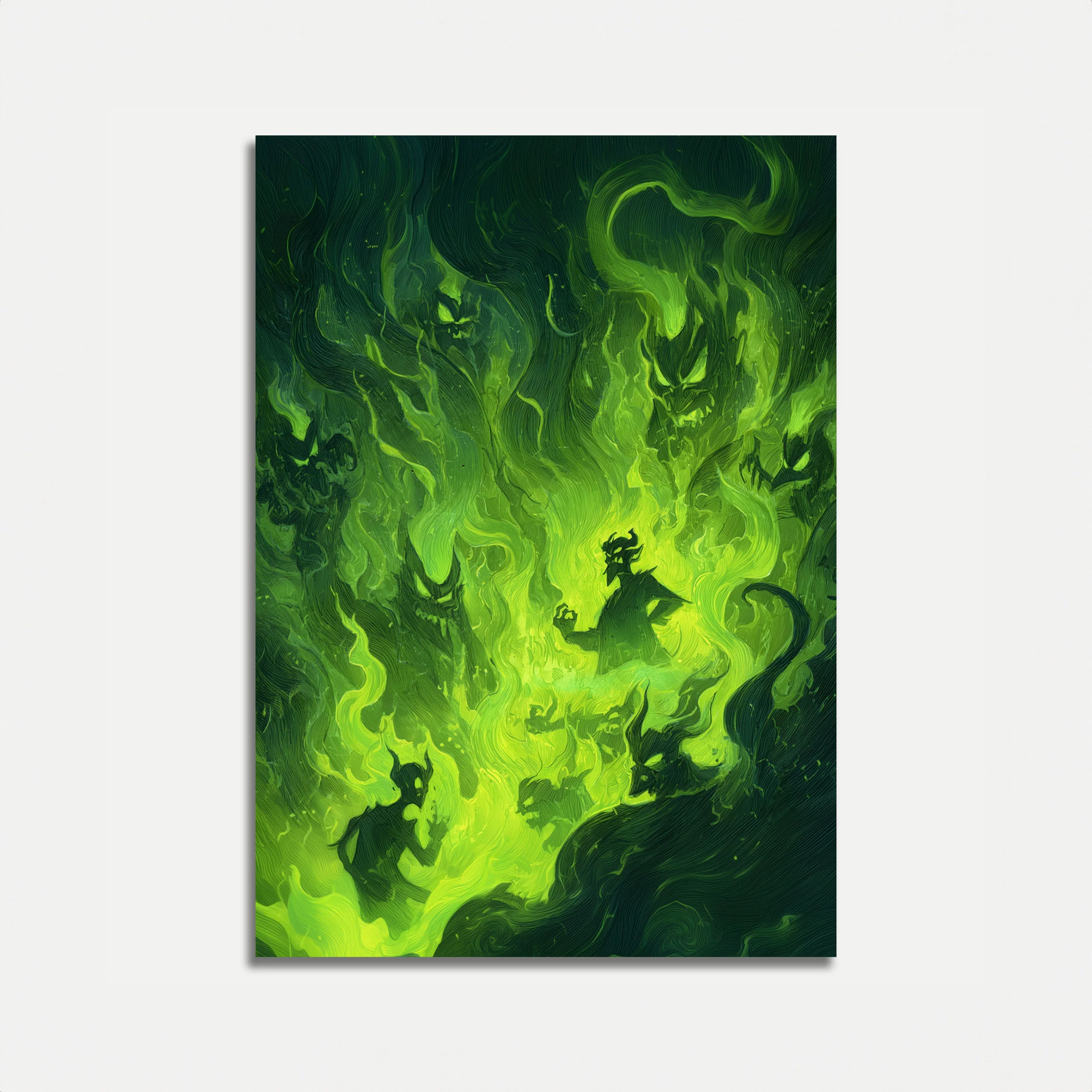 Demonic Flames of Darkness Poster