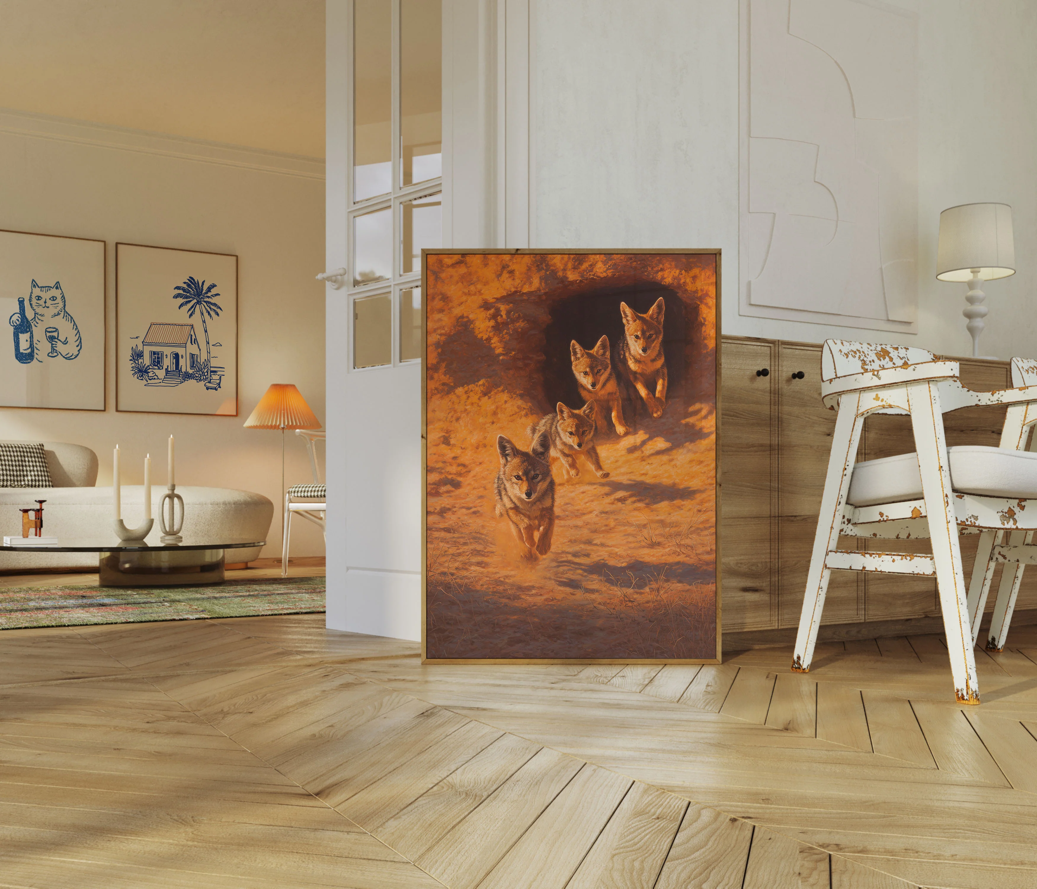 Desert Coyotes Family Poster - Image 5