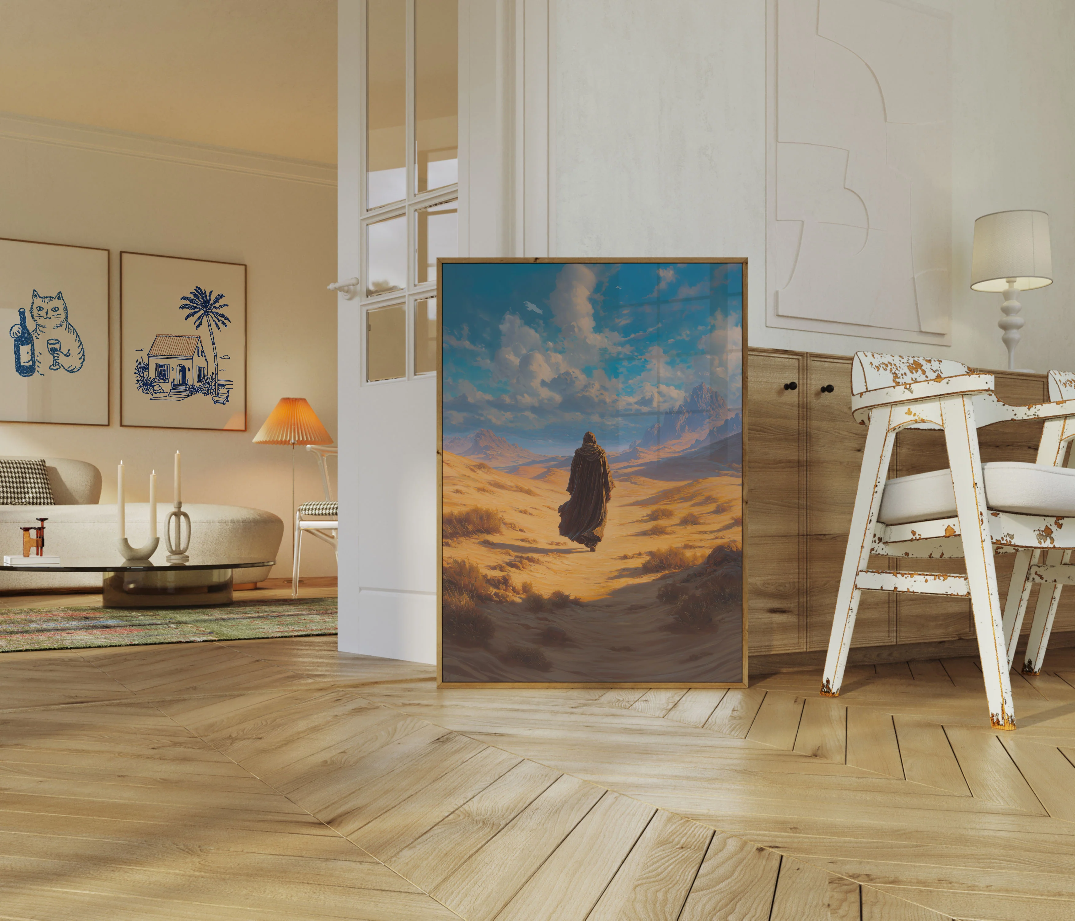 Desert Wanderer's Journey Poster - Image 5
