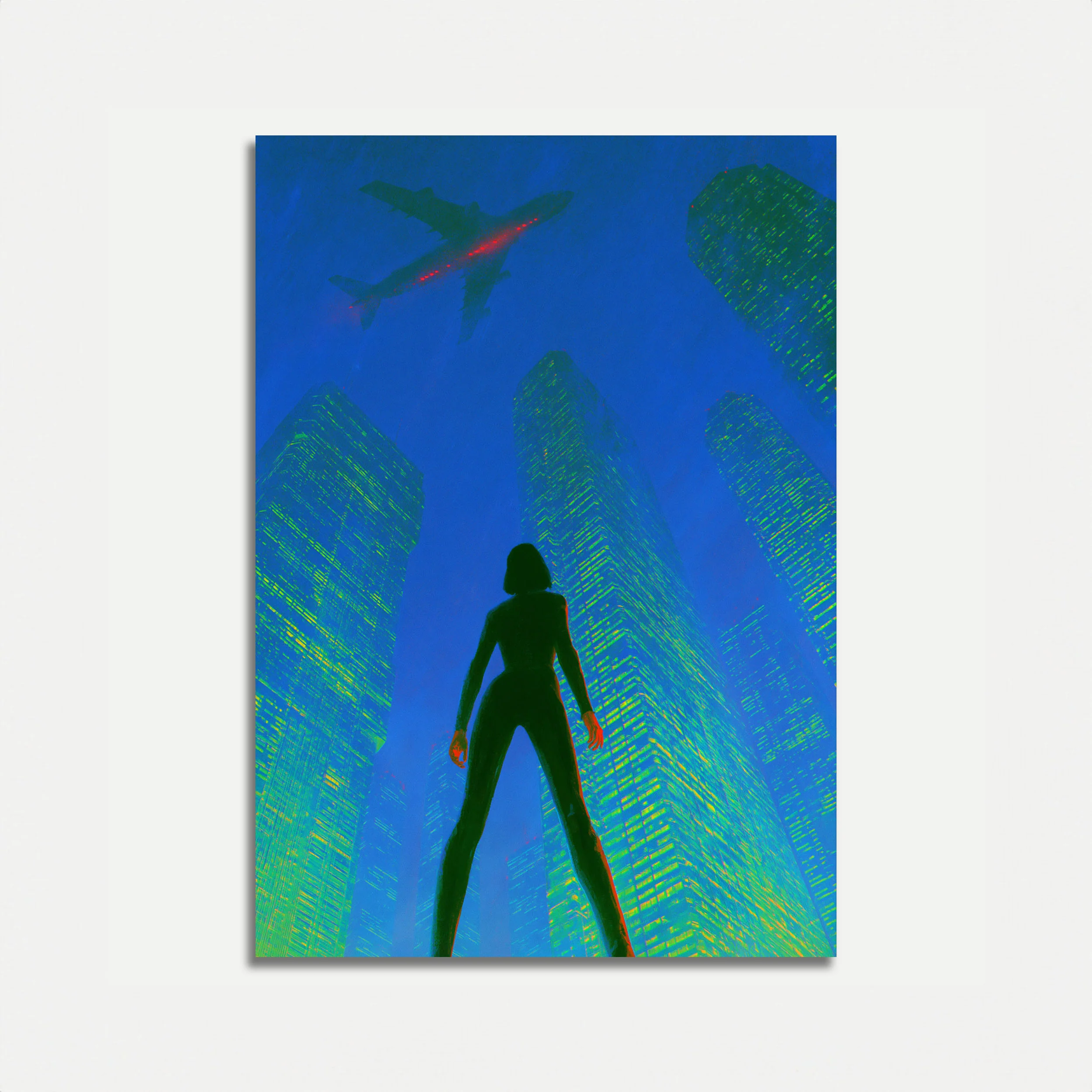 Digital Woman in Cybercity Poster