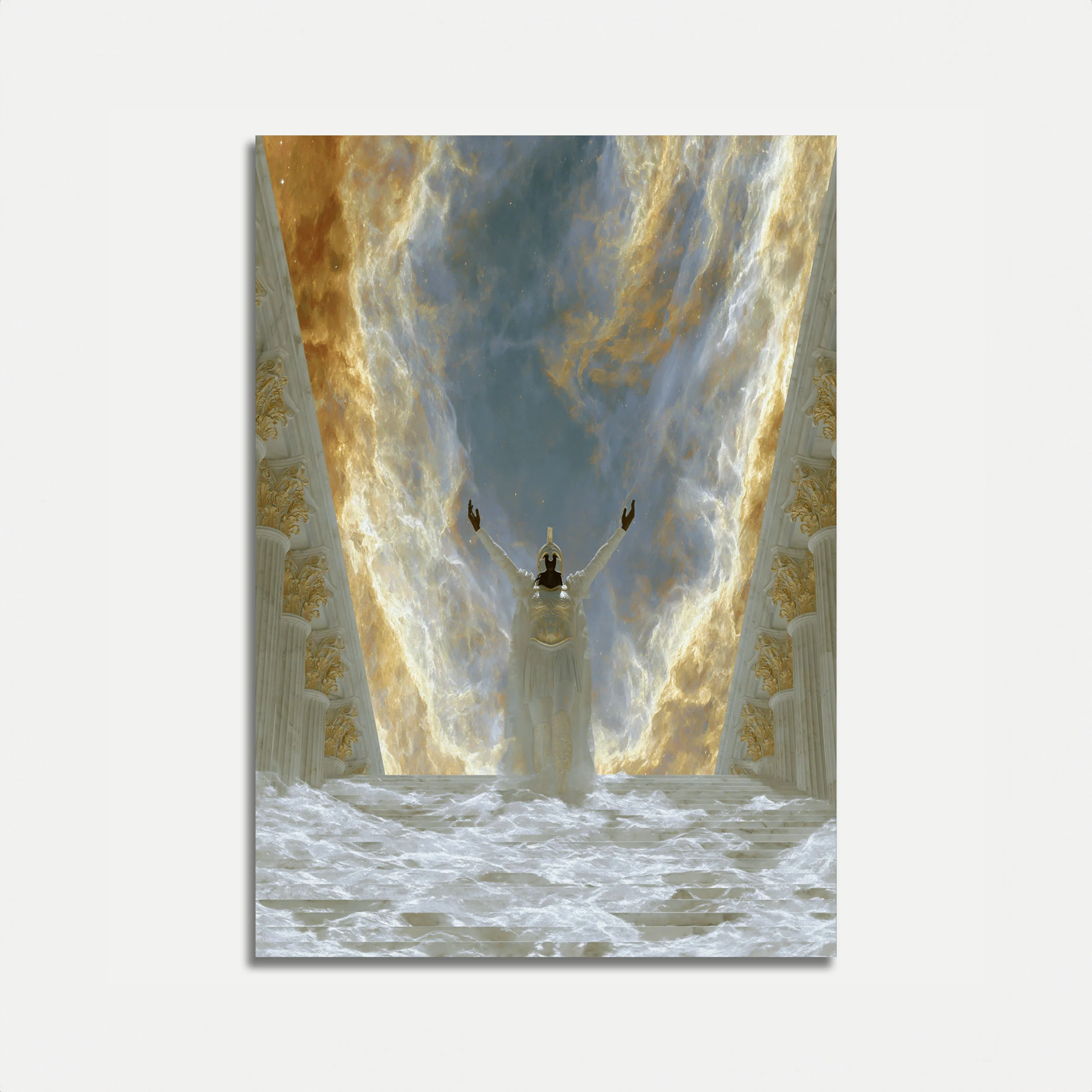 Divine Angel Ascending to Heaven Poster