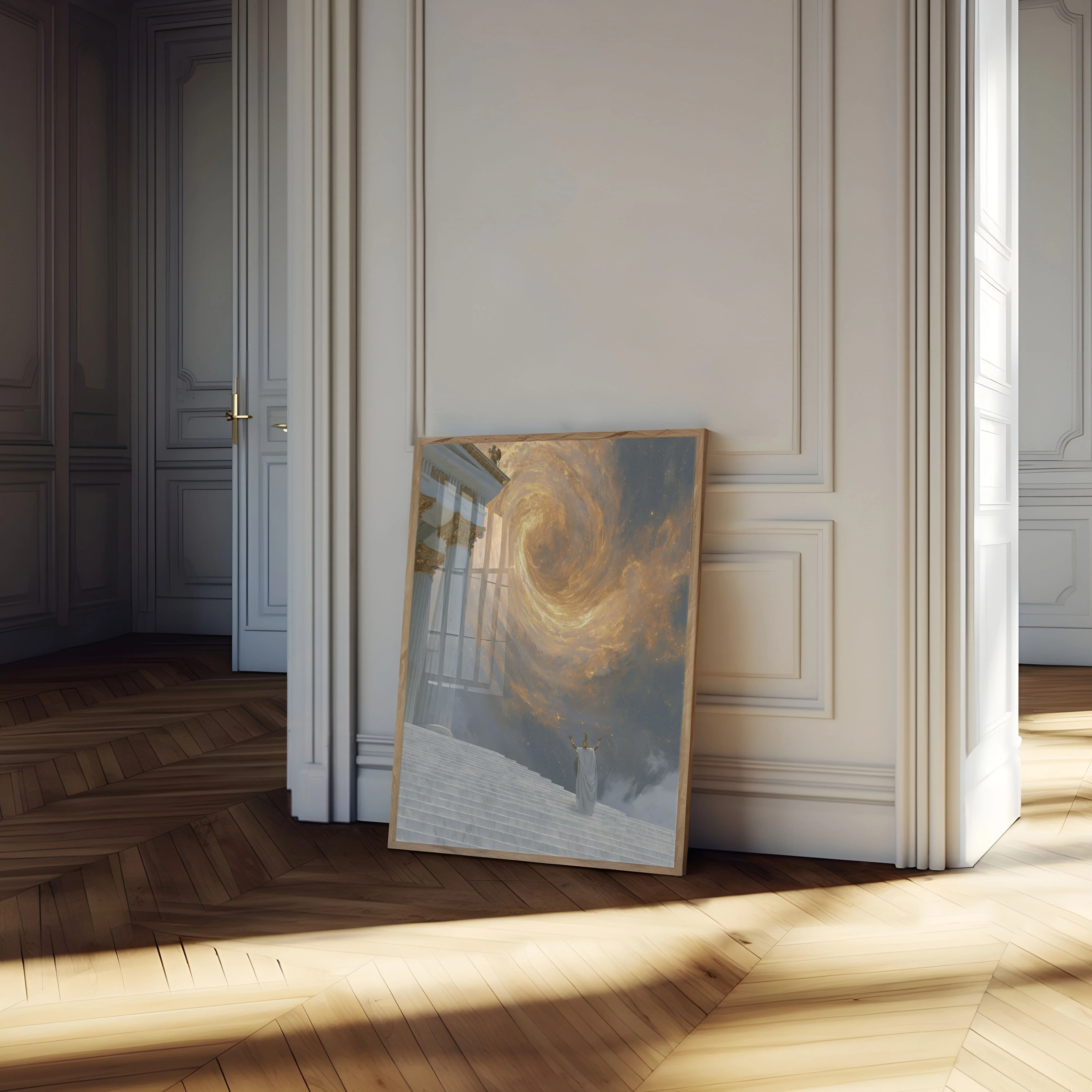 Divine Ascension Classical Architecture Poster - Image 4