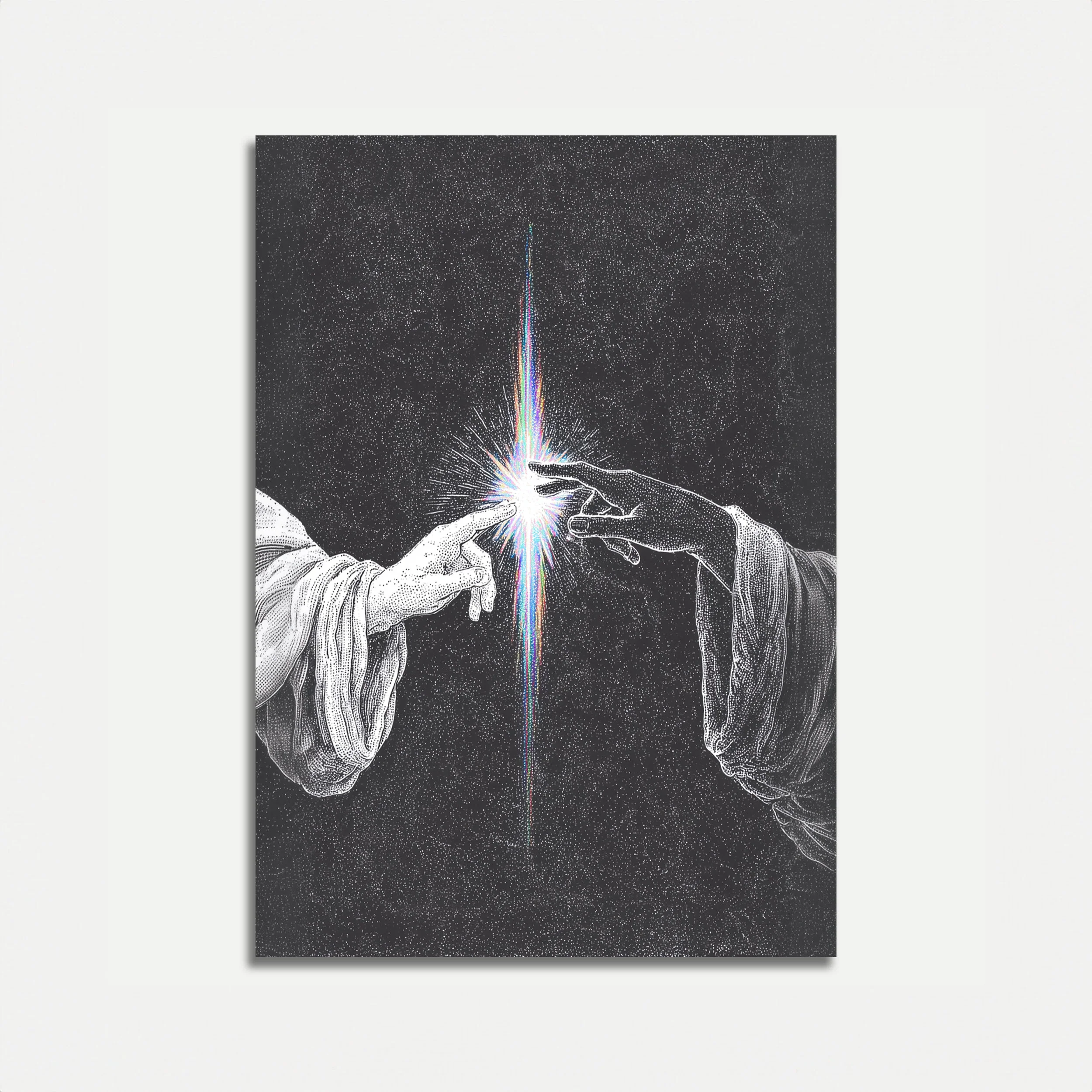 Divine Connection Spiritual Poster