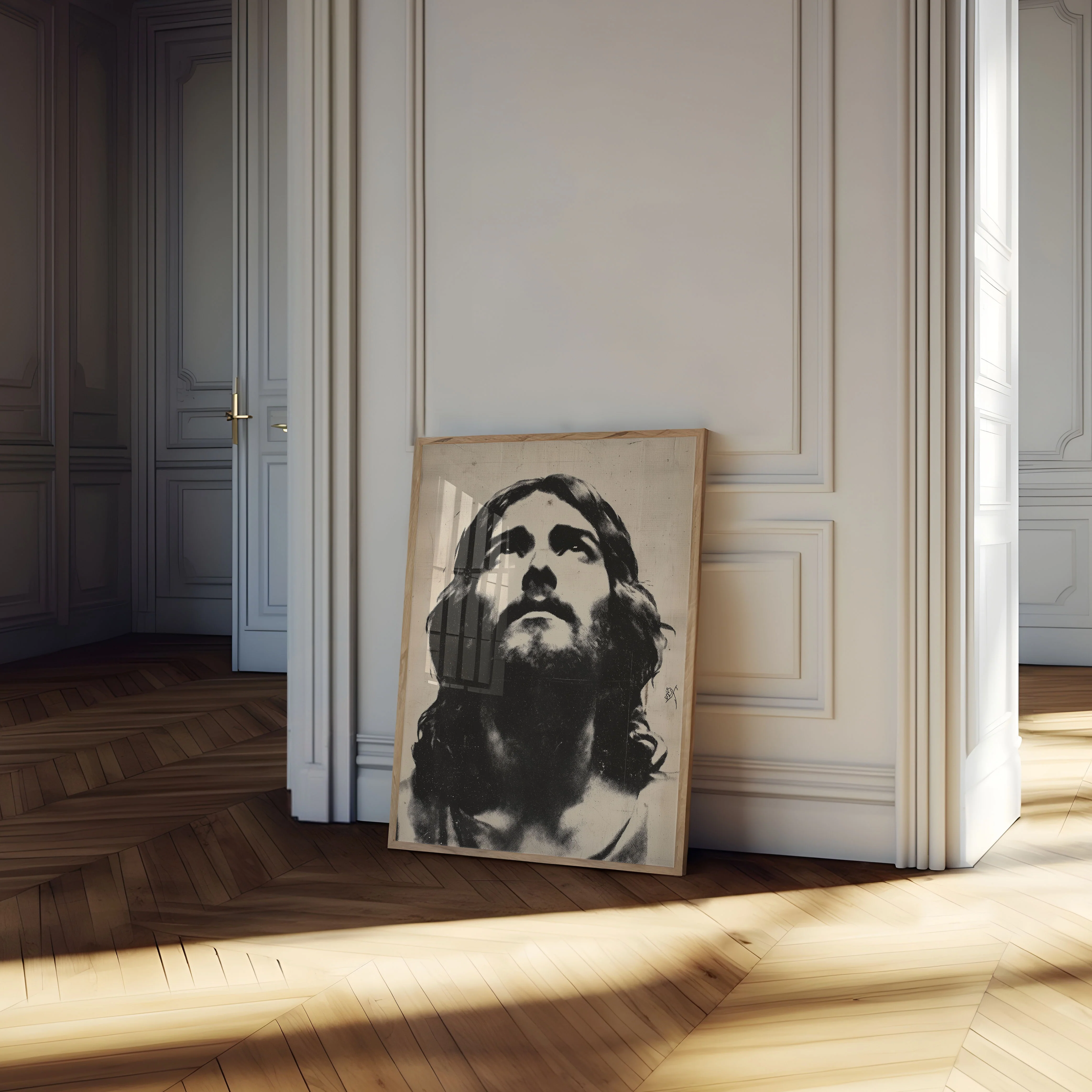 Divine Contemplation Religious Poster - Image 4