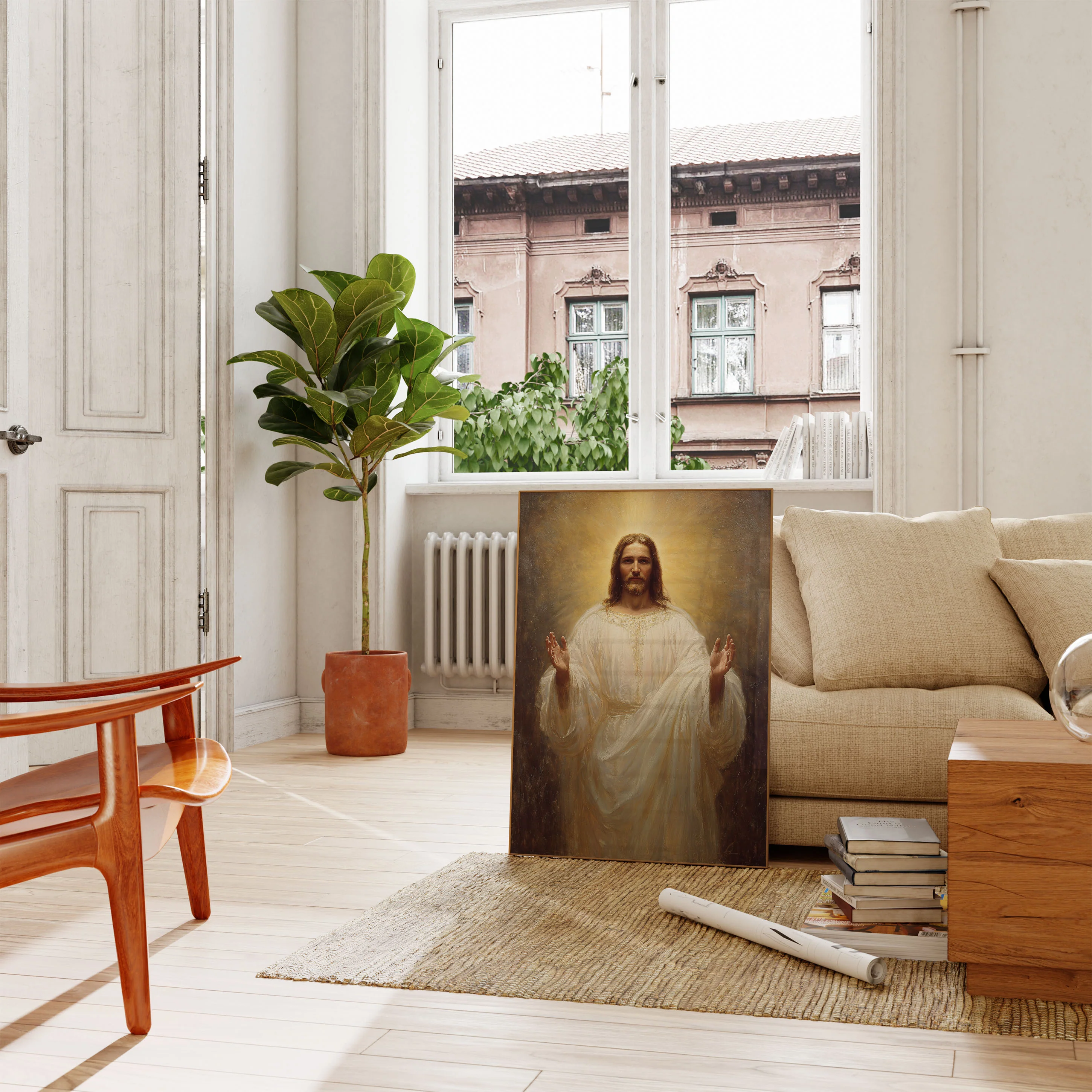 Divine Light Jesus Poster - Image 2