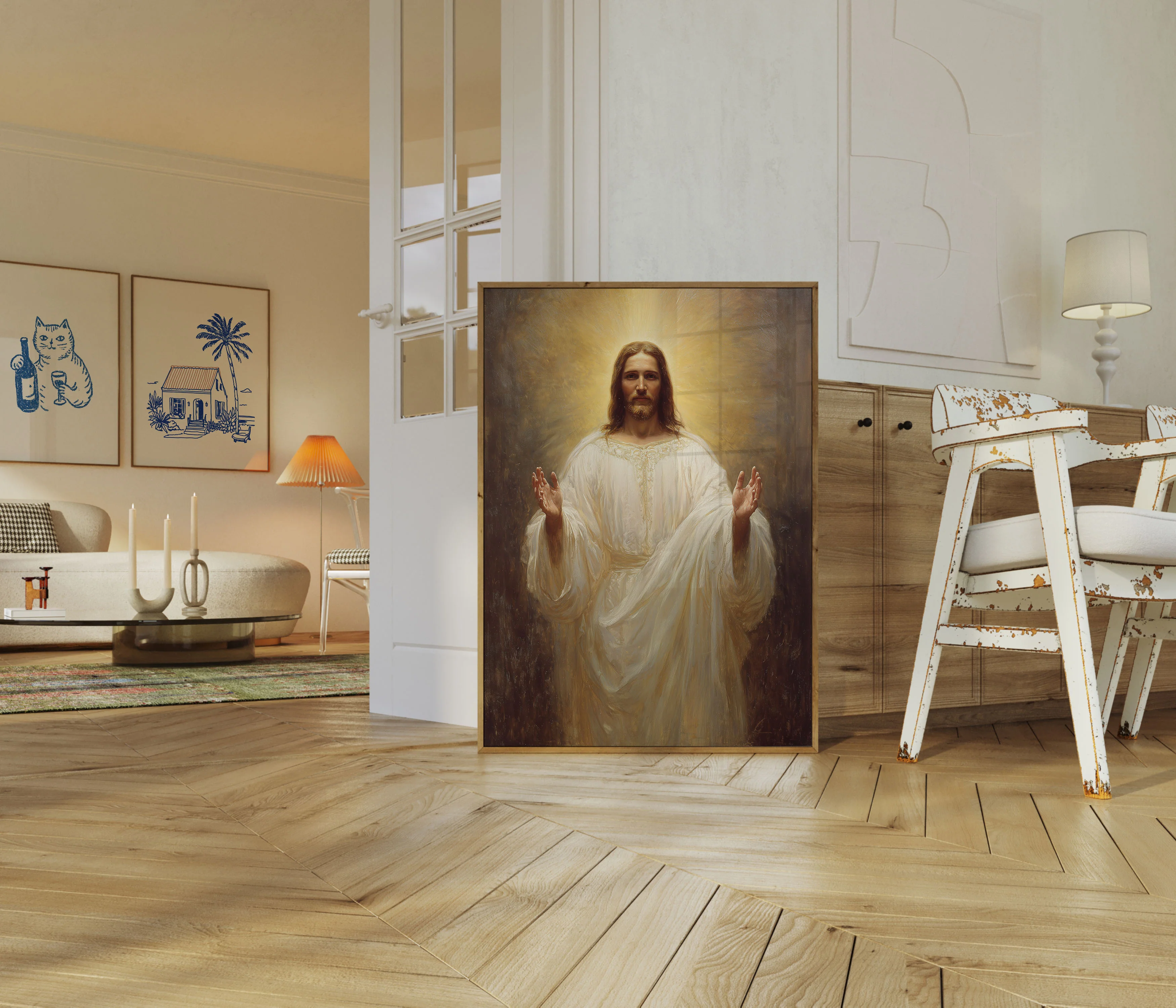 Divine Light Jesus Poster - Image 5
