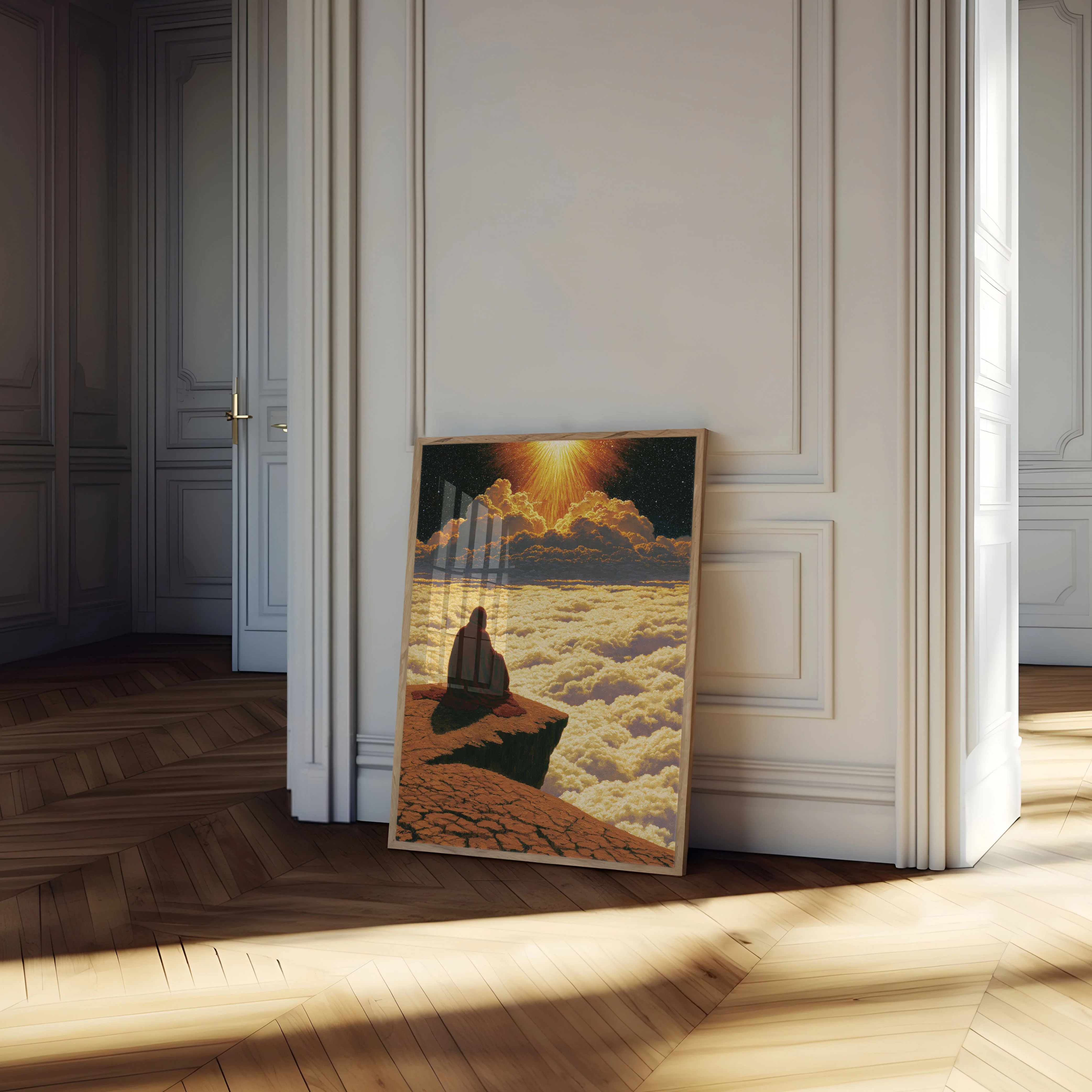 Divine Light Mountain Meditation Poster - Image 4