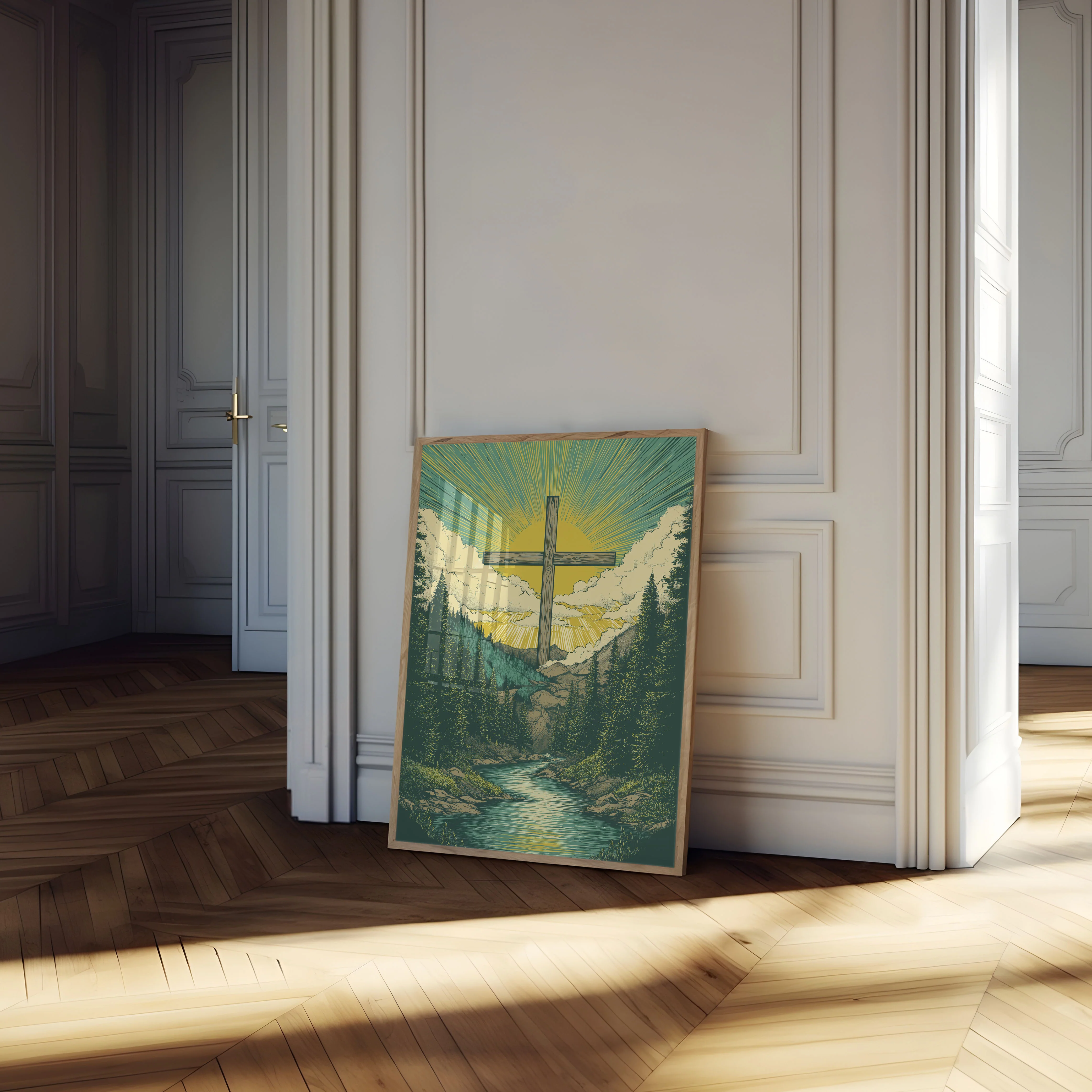 Divine Light Mountain Poster - Image 4