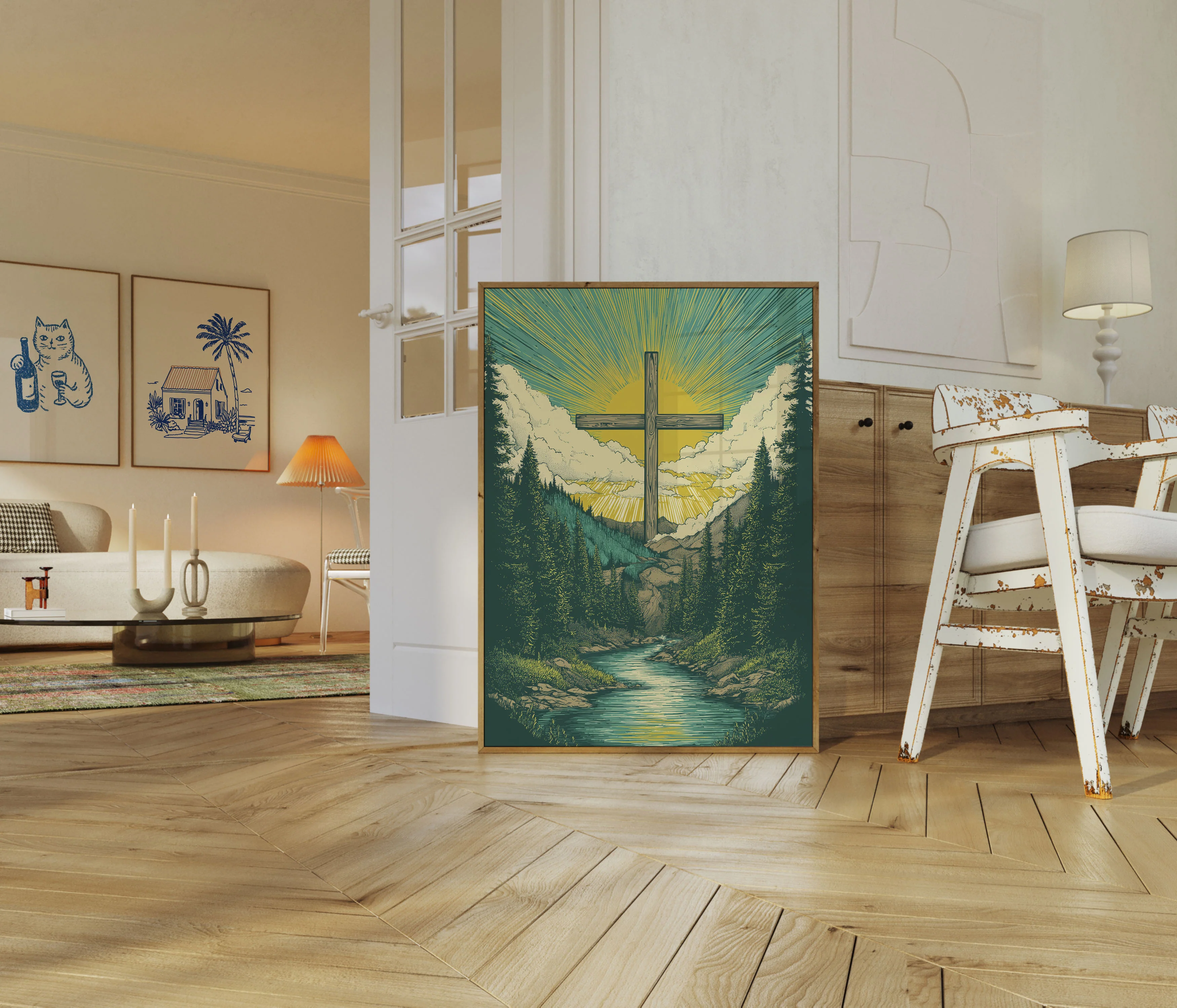 Divine Light Mountain Poster - Image 5