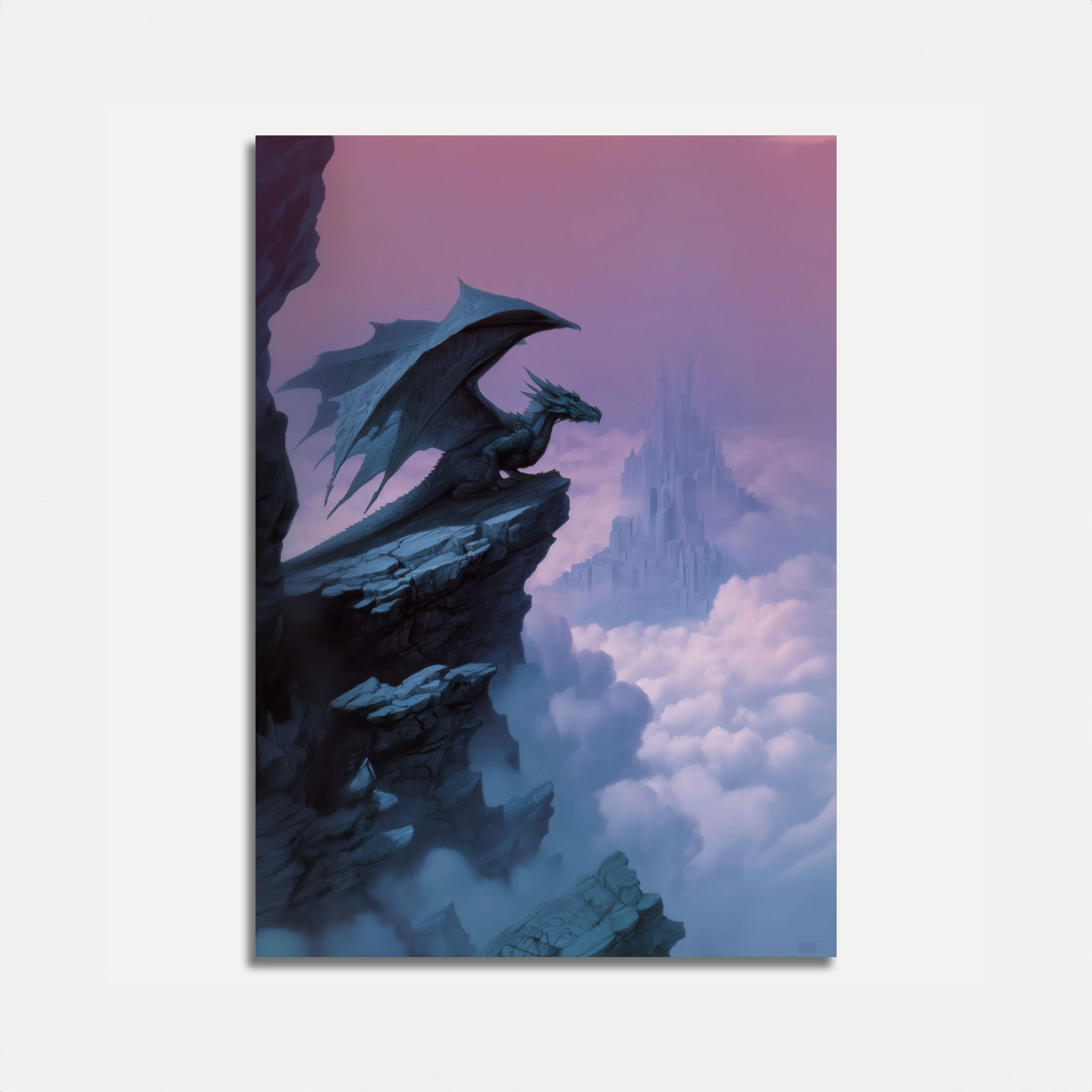 Dragon Above the Clouds Poster
