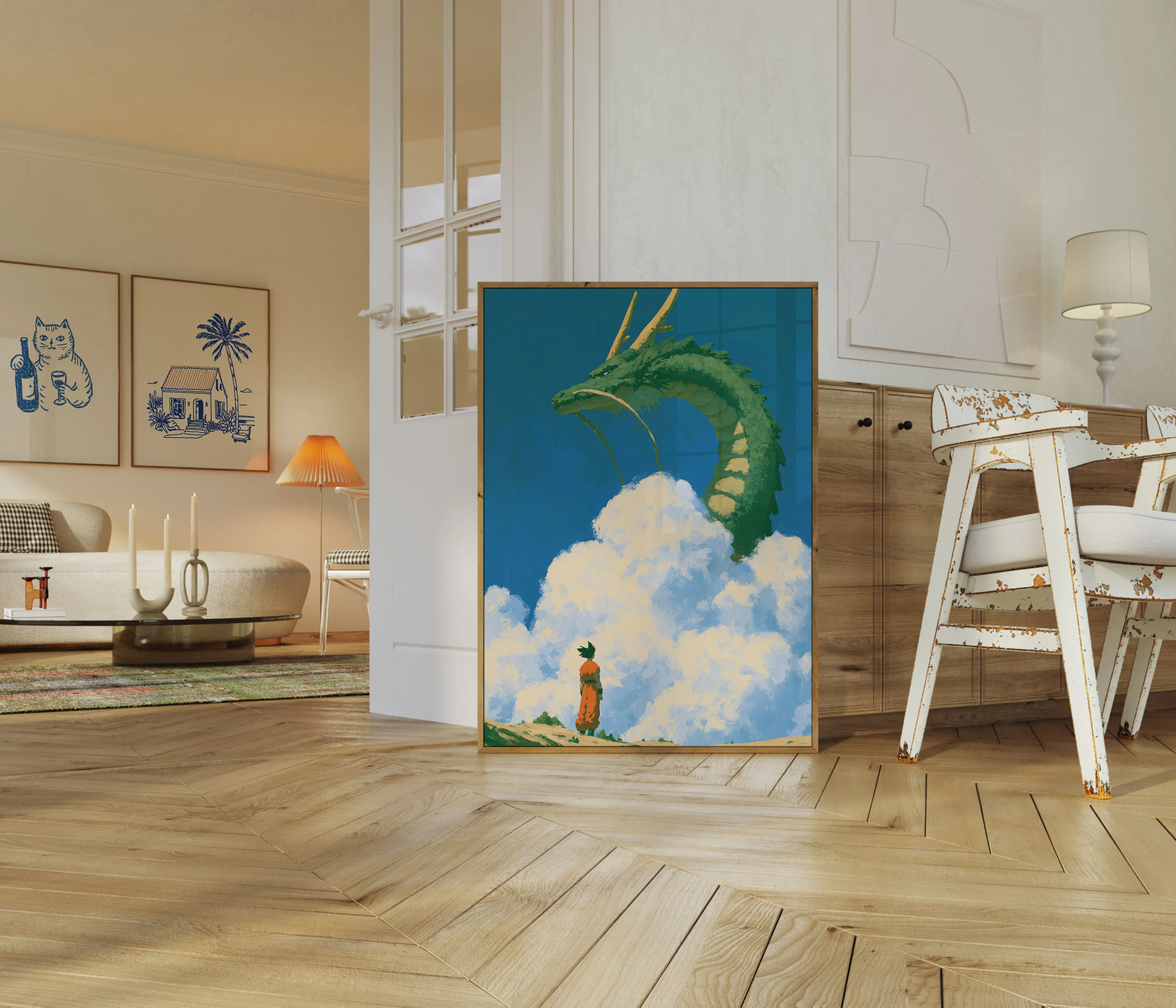 Dragon in the Clouds Poster - Image 5
