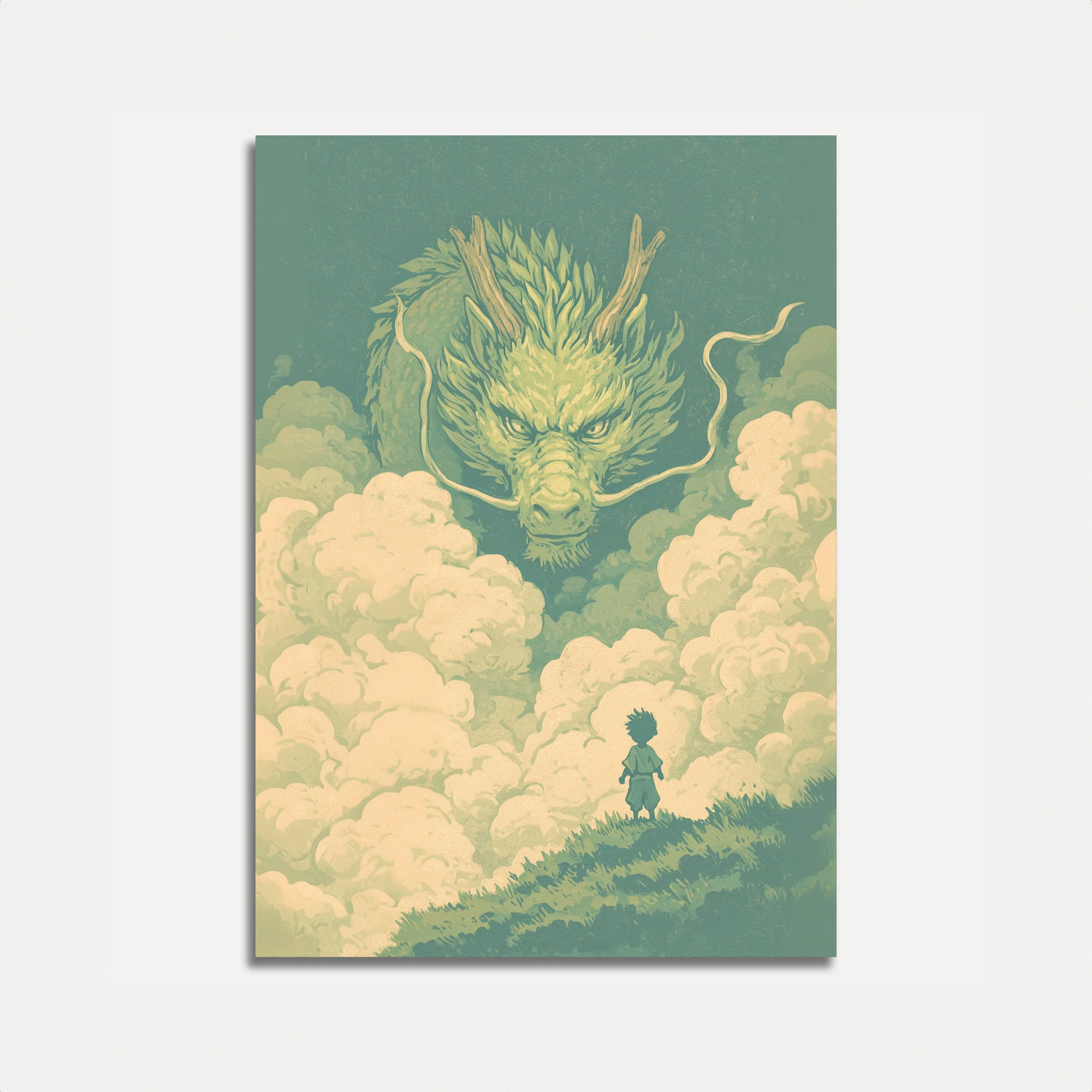 Dragon in the Clouds Poster