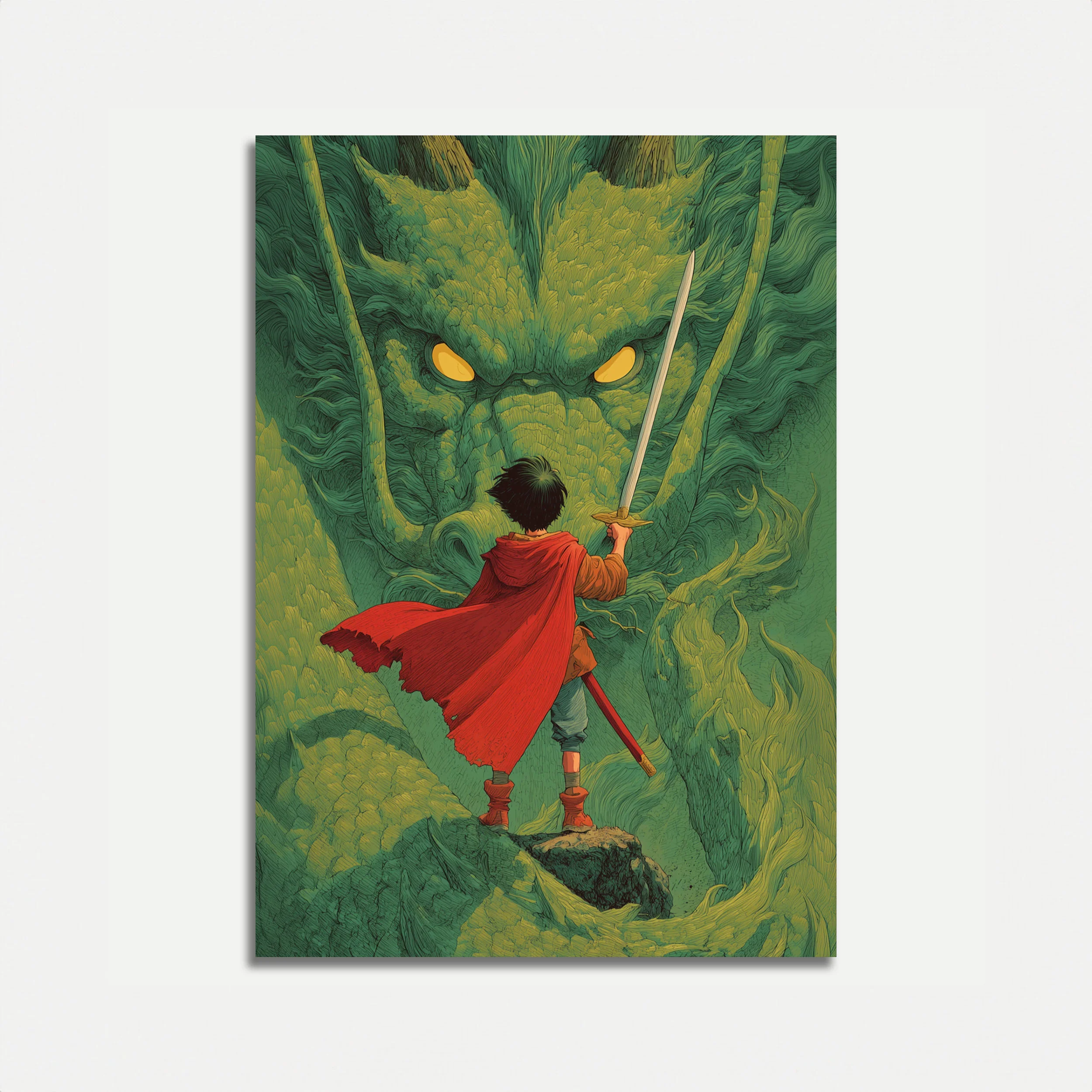 Dragon Knight Confrontation Poster