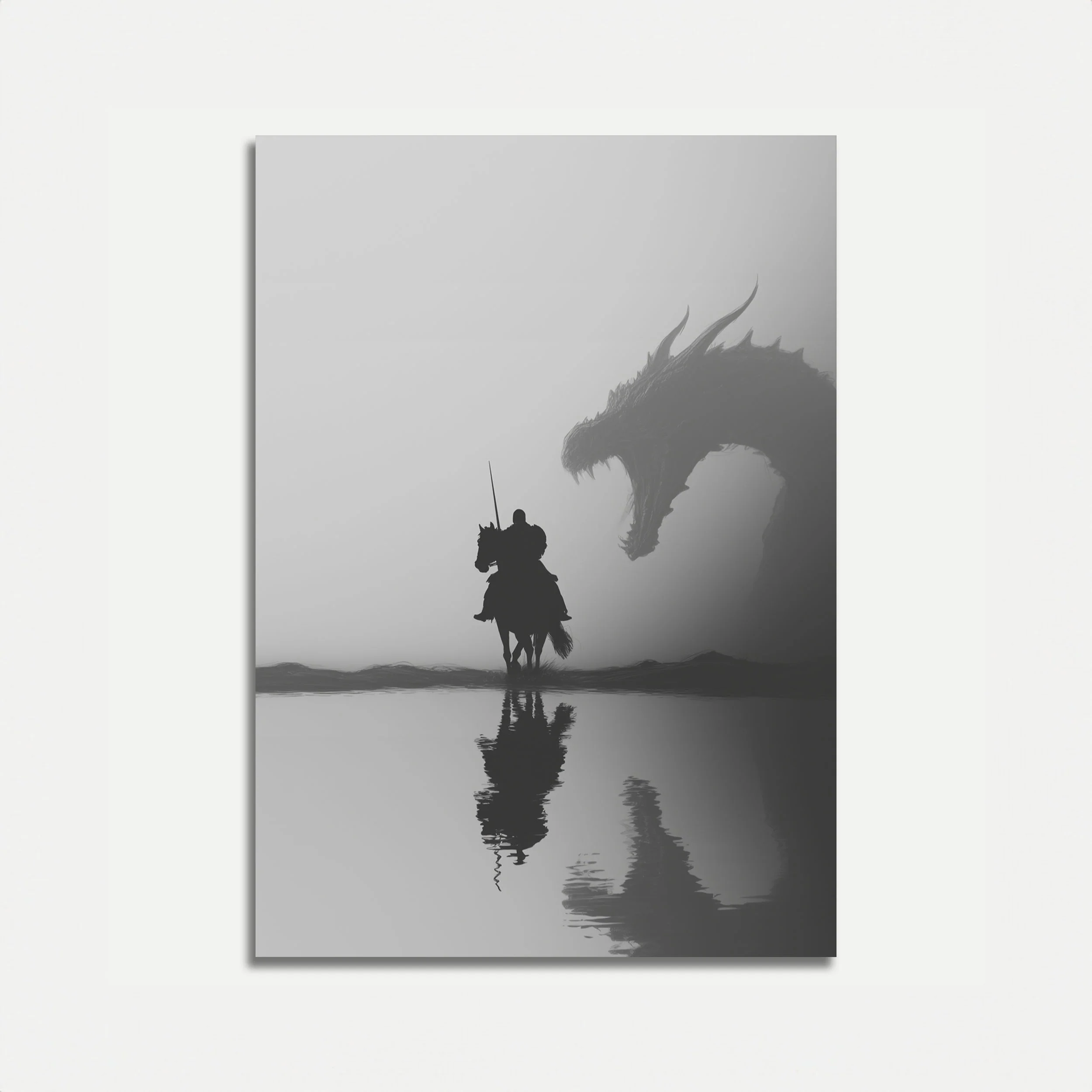 Dragon Knight Confrontation Poster