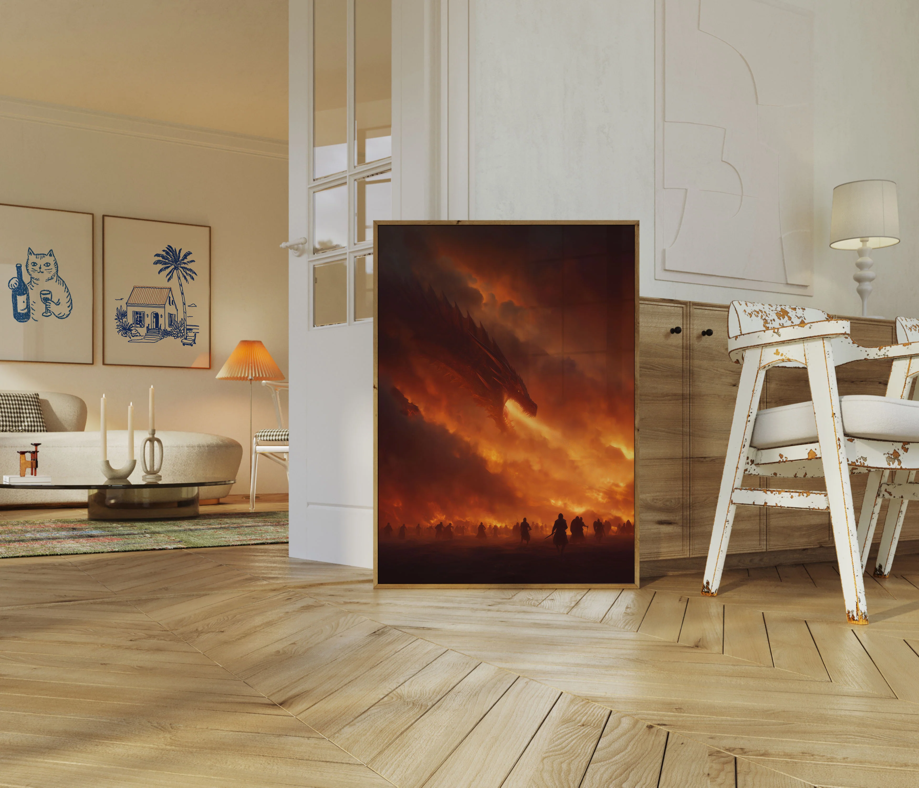 Dragon's Fiery Apocalypse Poster - Image 5