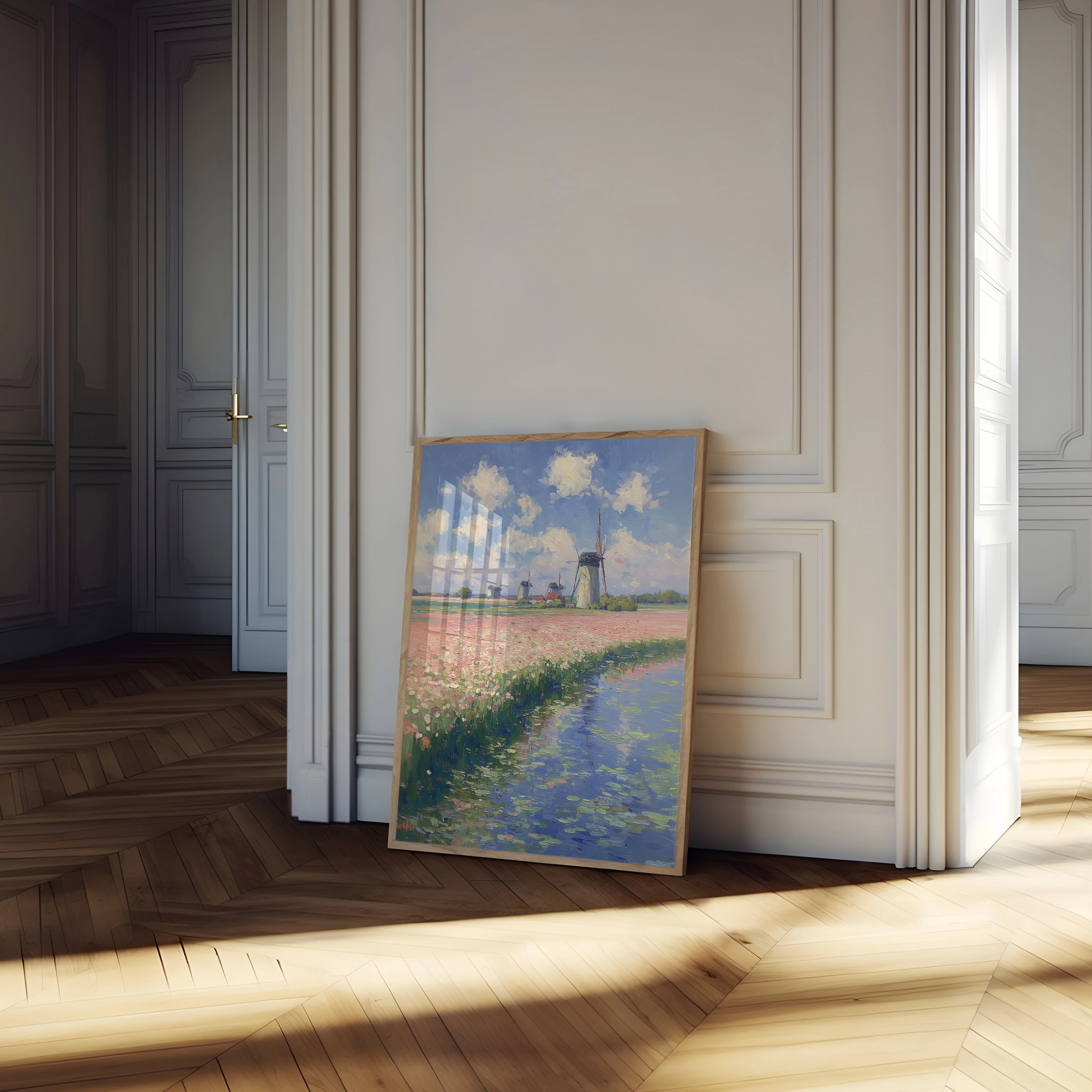Dutch Windmills and Tulip Fields Poster - Image 4