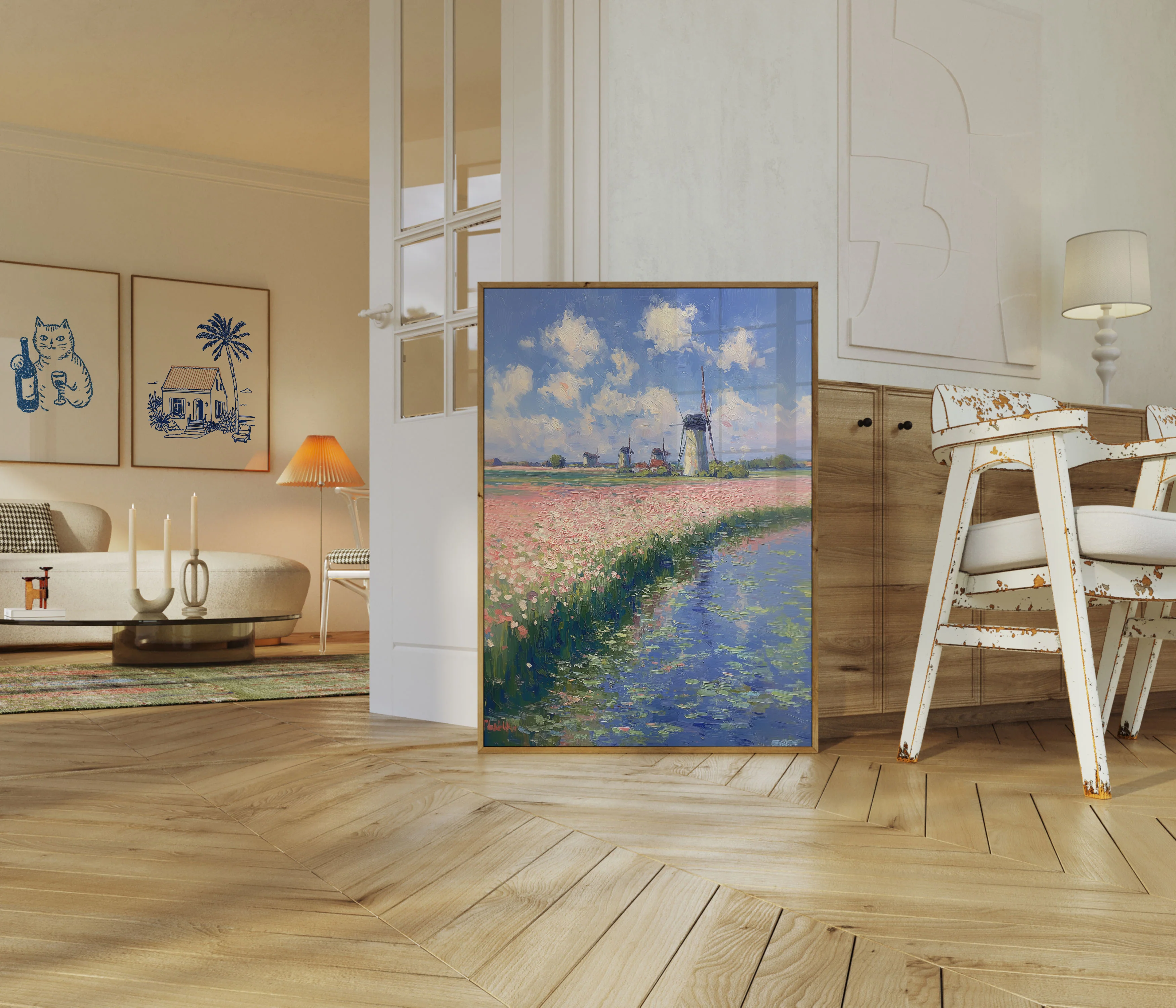 Dutch Windmills and Tulip Fields Poster - Image 5
