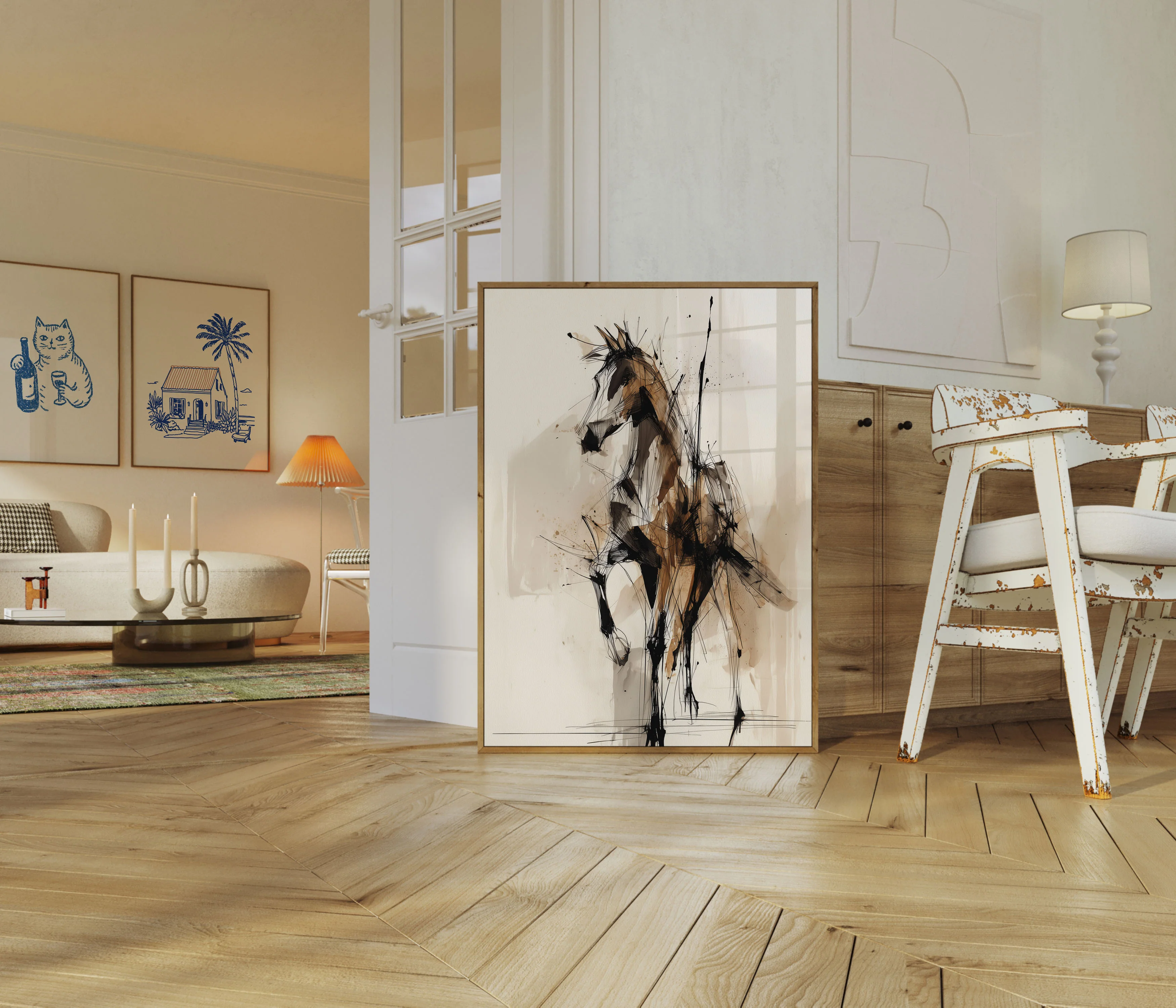 Dynamic Horse Motion Poster - Image 5