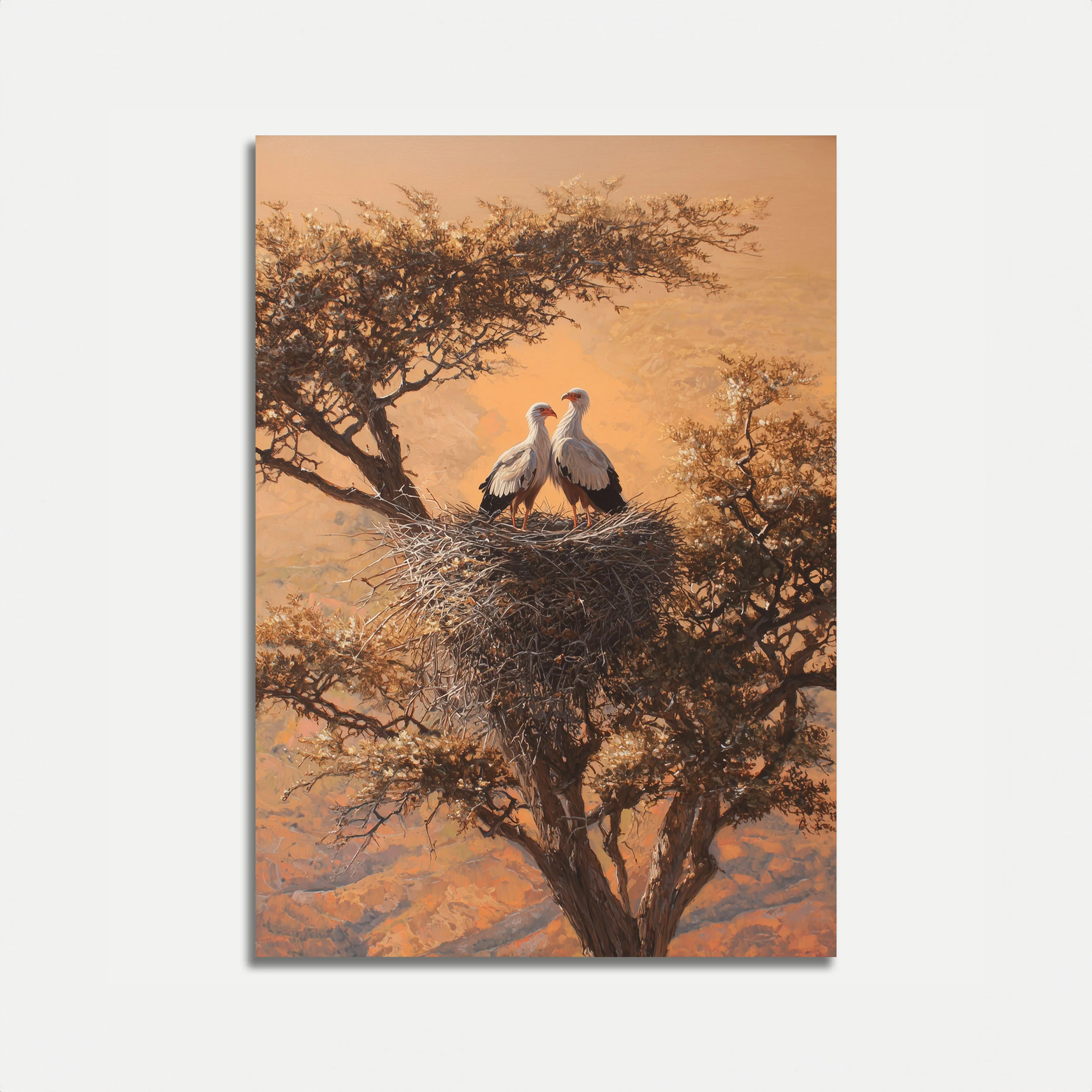 Eagles in Their Nest Poster