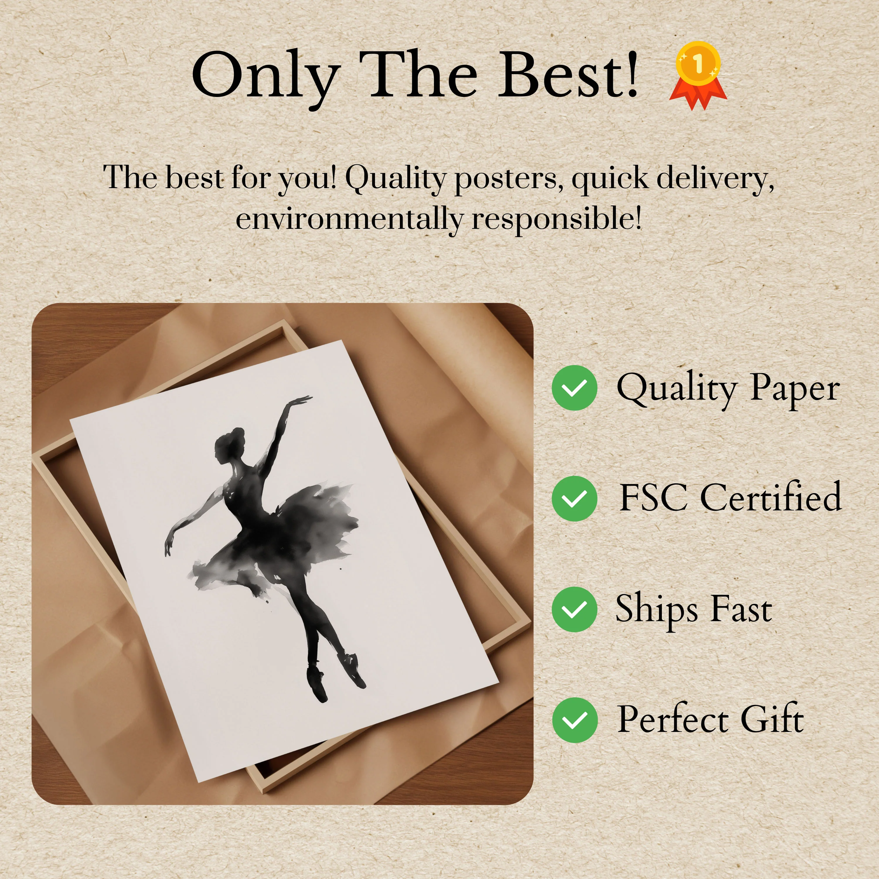 Elegant Ballet Dance Poster - Image 3