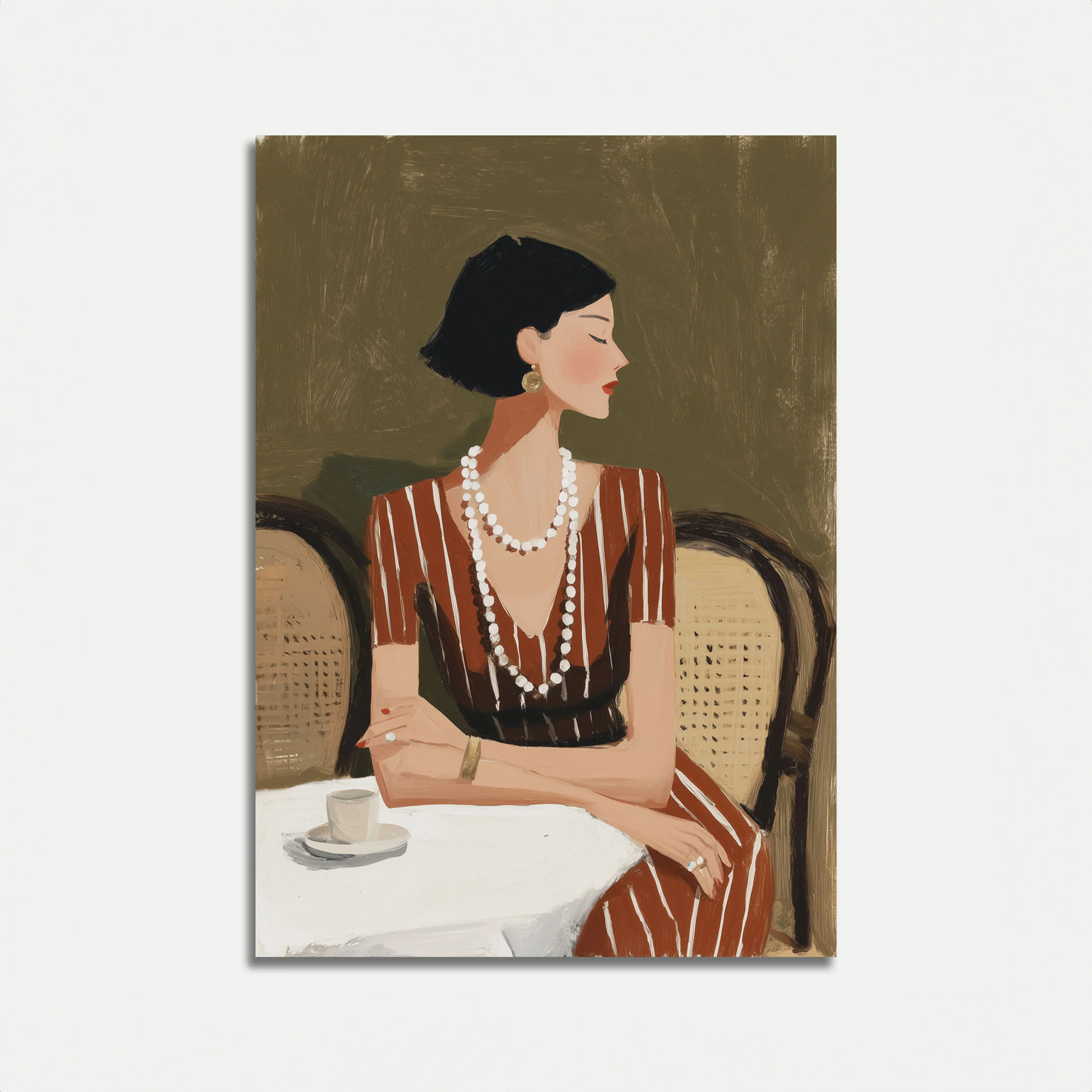 Elegant Cafe Chic Poster