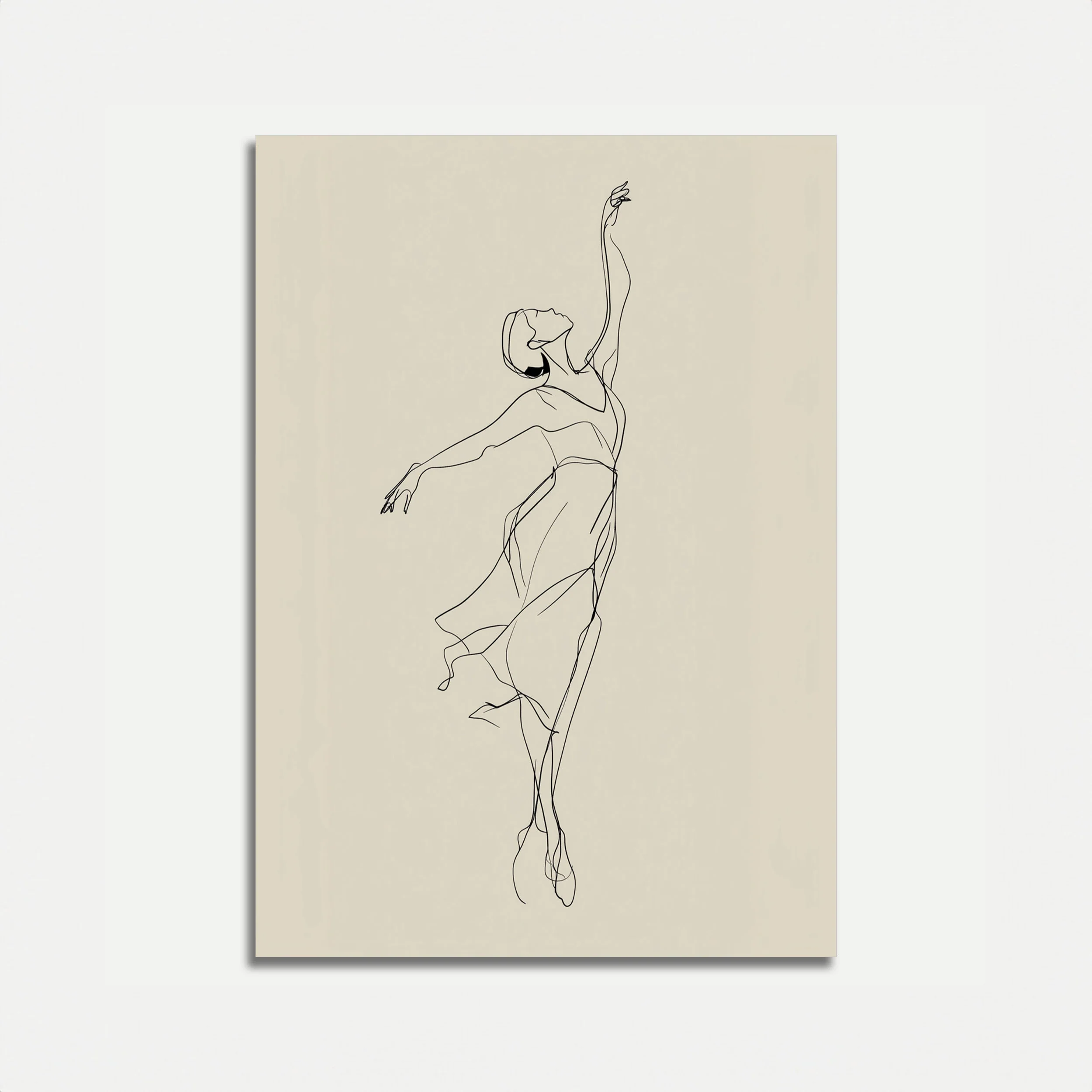 Elegant Dance Flow Poster