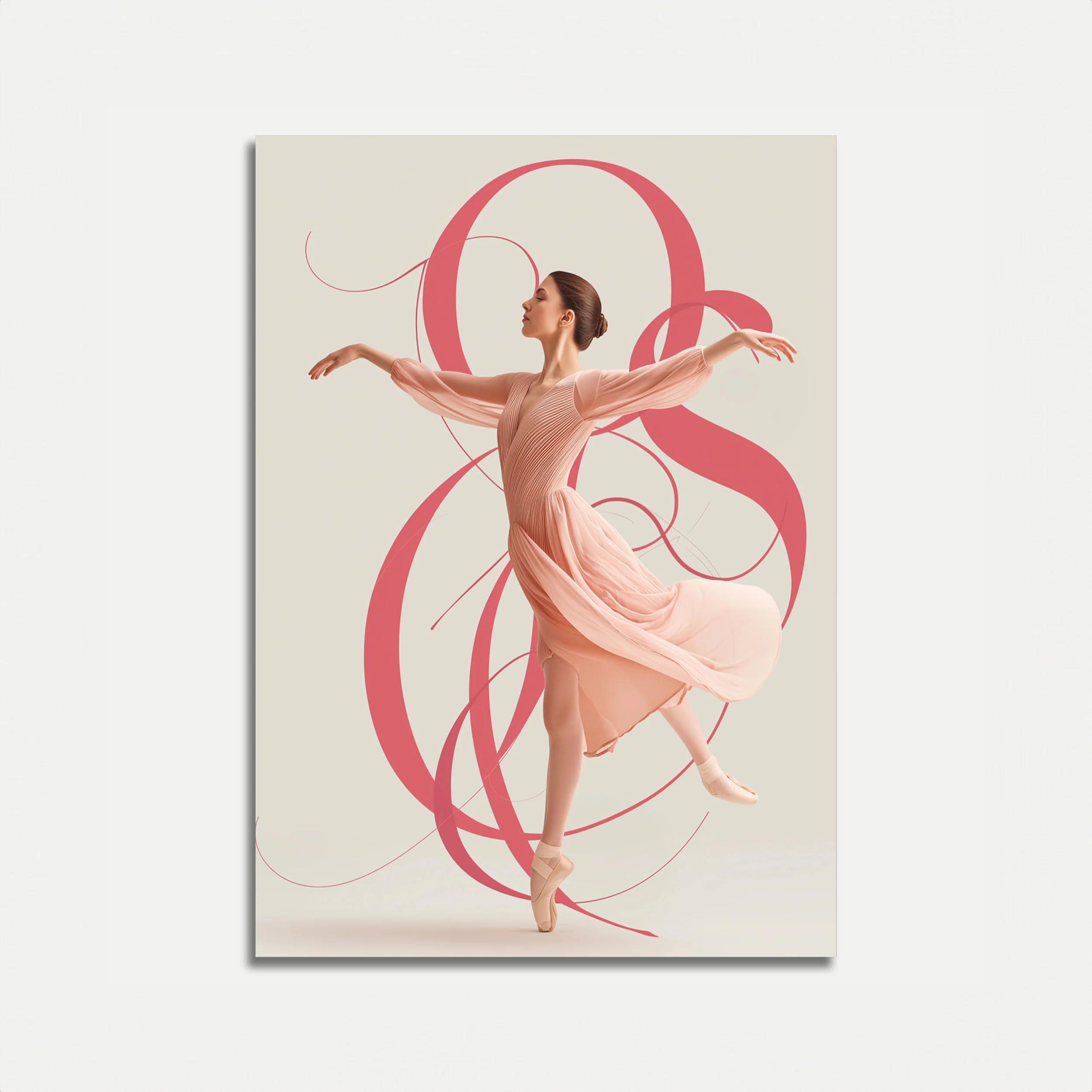 Elegant Dance in Motion Poster