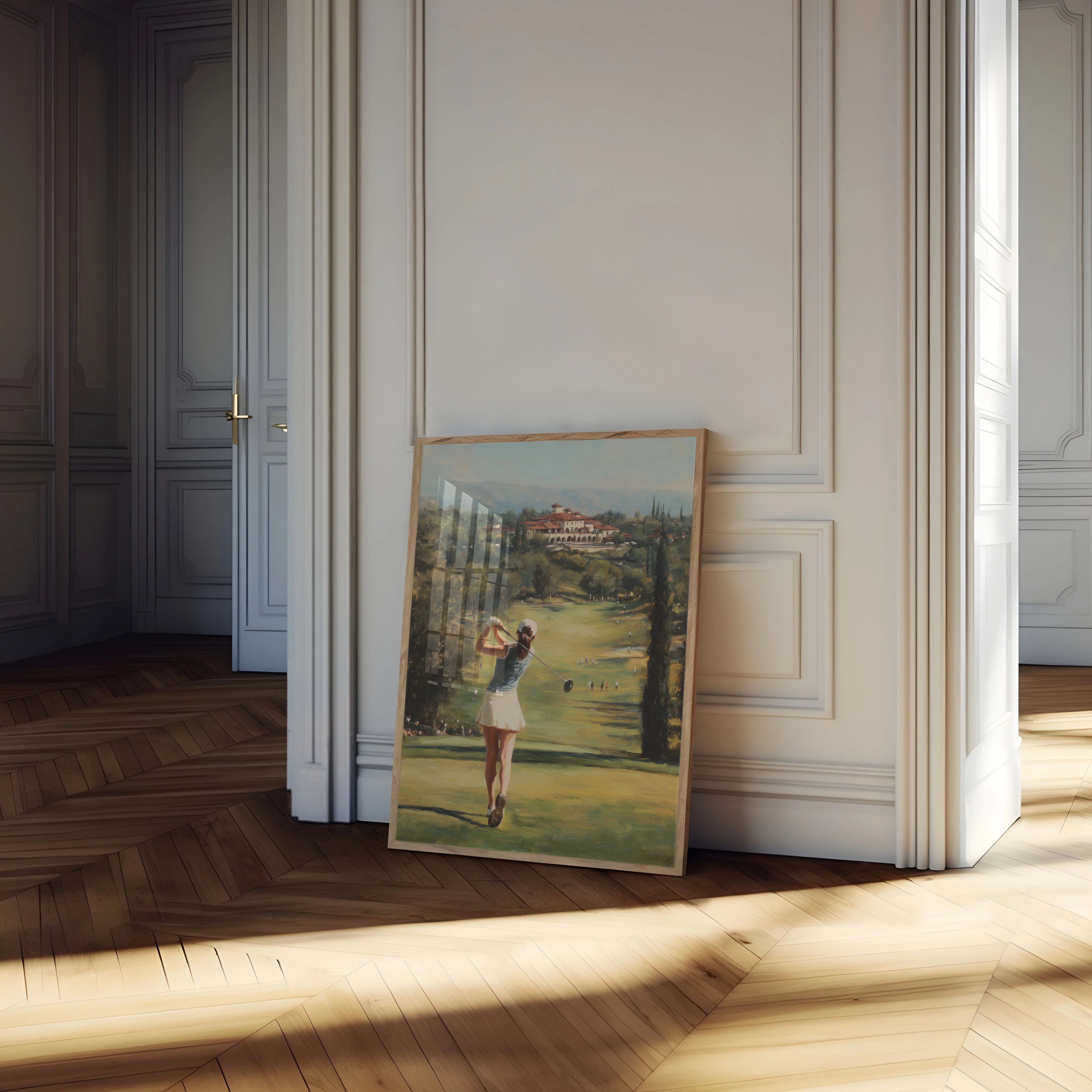 Elegant Golf Course Landscape Poster - Image 4