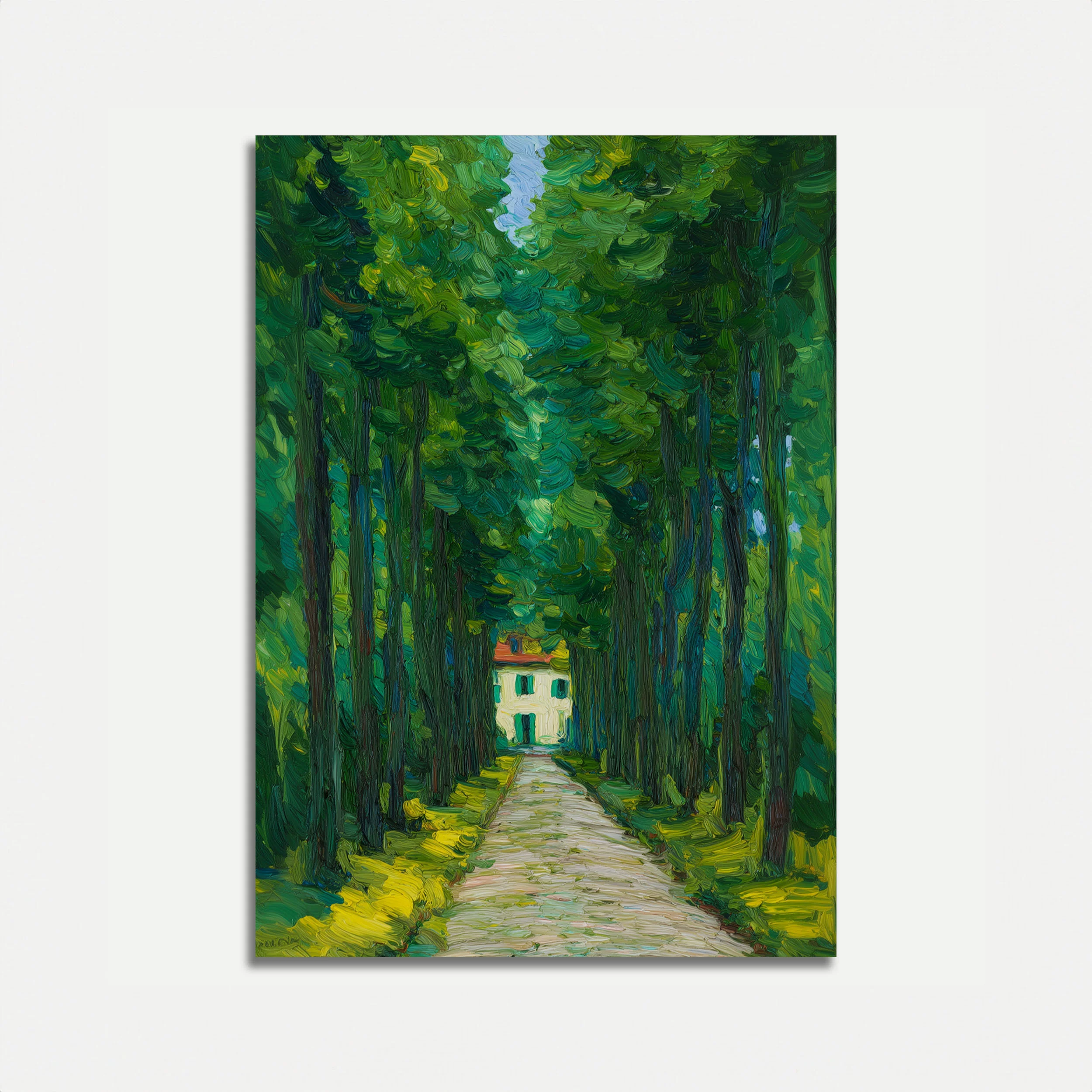 Emerald Forest Path Poster
