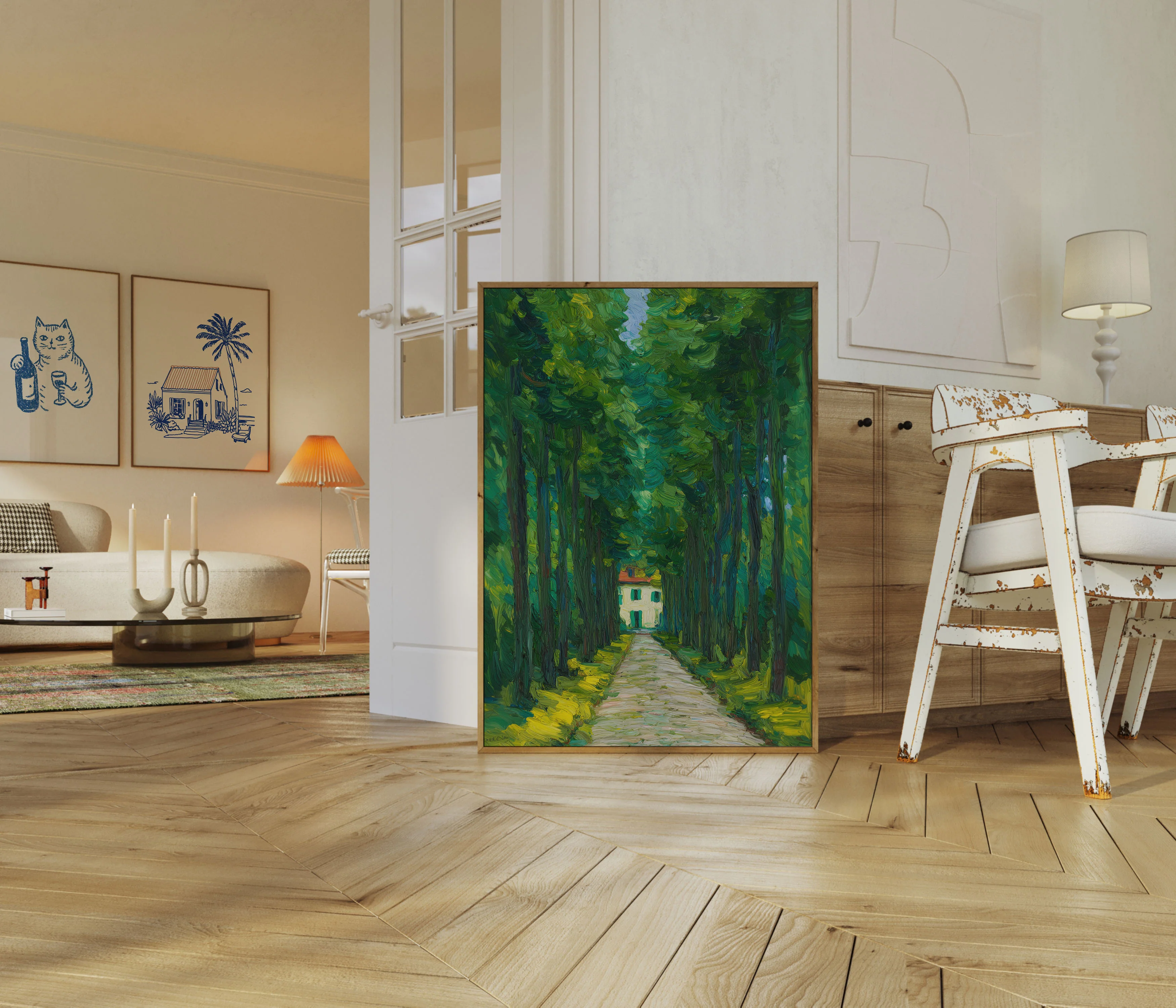 Emerald Forest Path Poster - Image 5