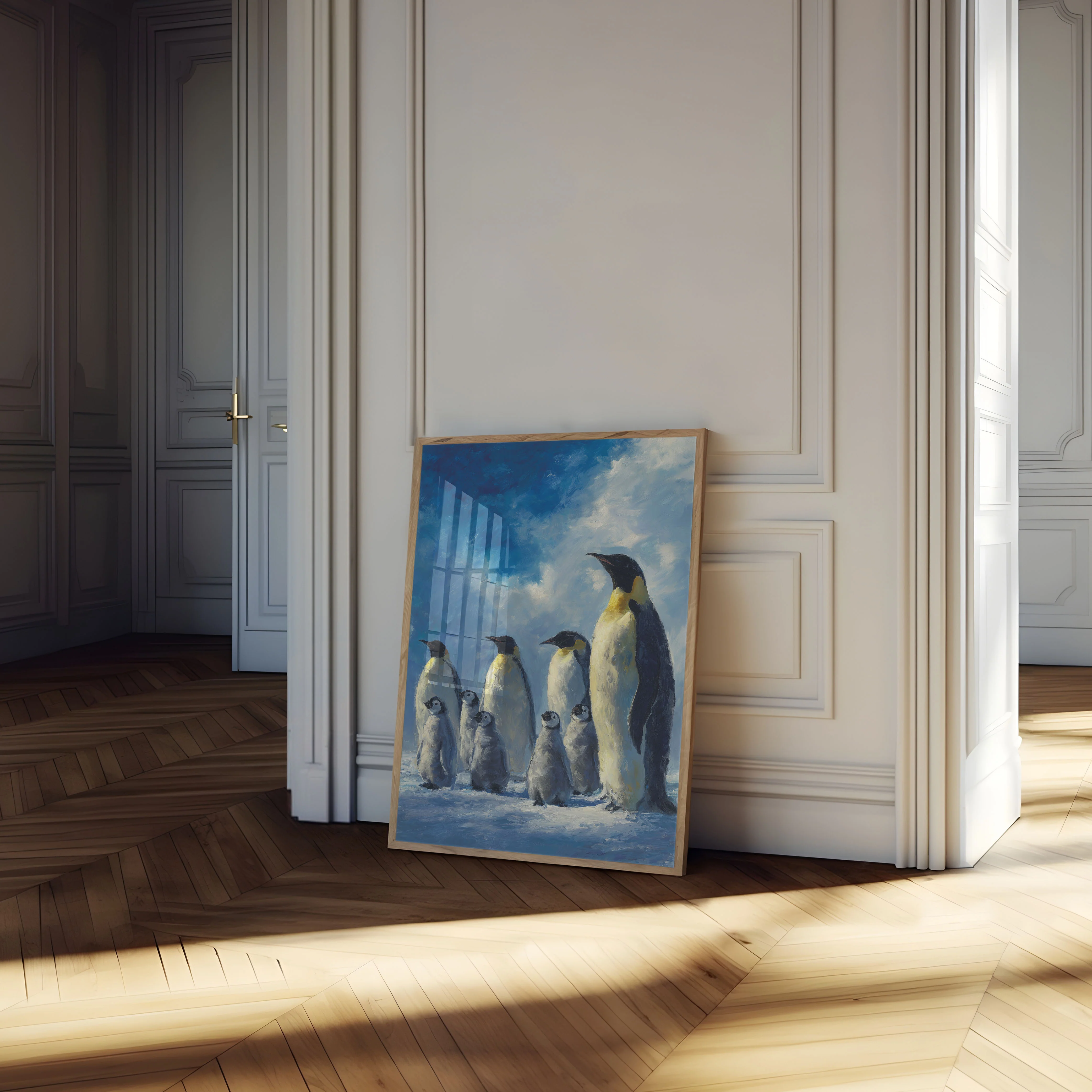 Emperor Penguin Family Portrait Poster - Image 4