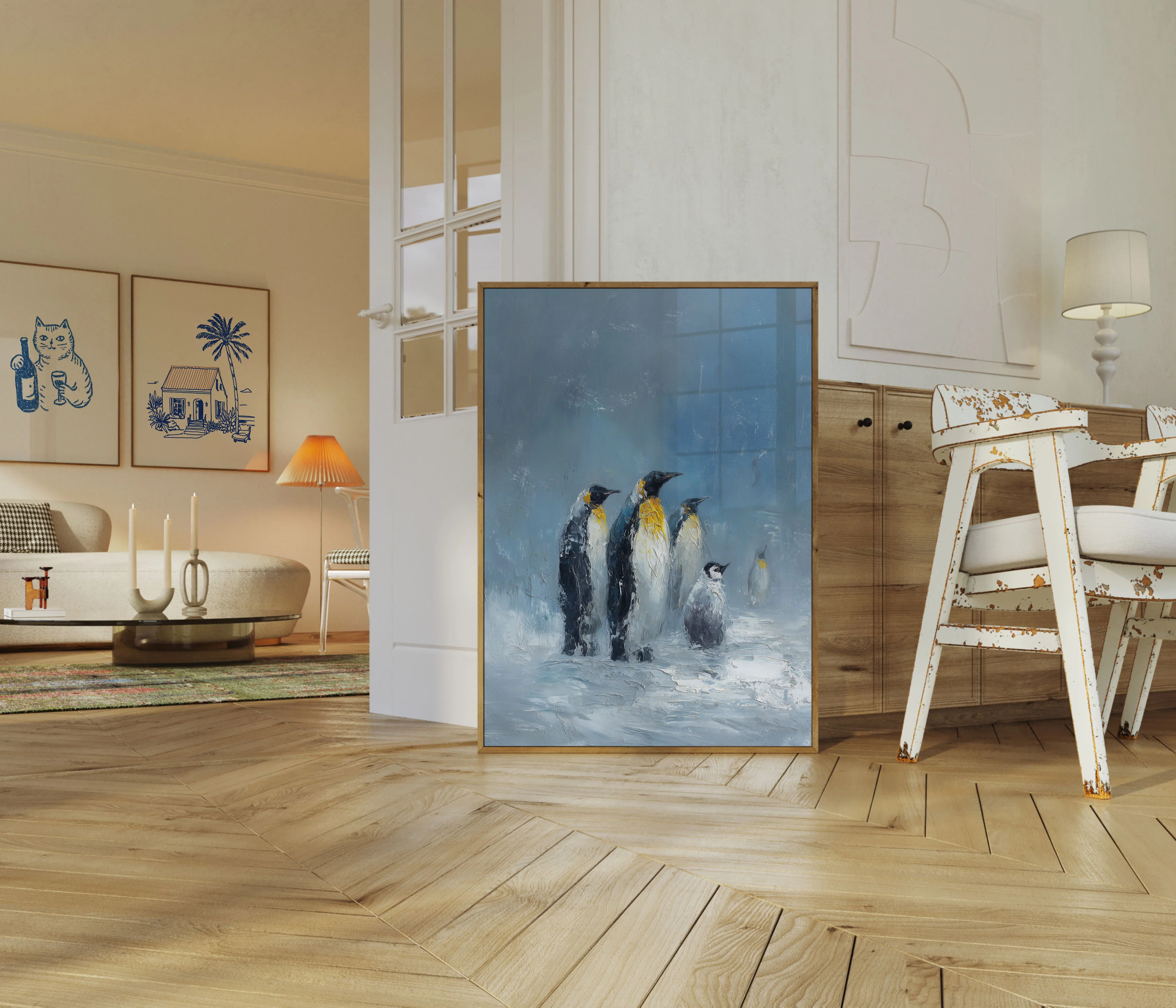 Emperor Penguins in Winter Poster - Image 5