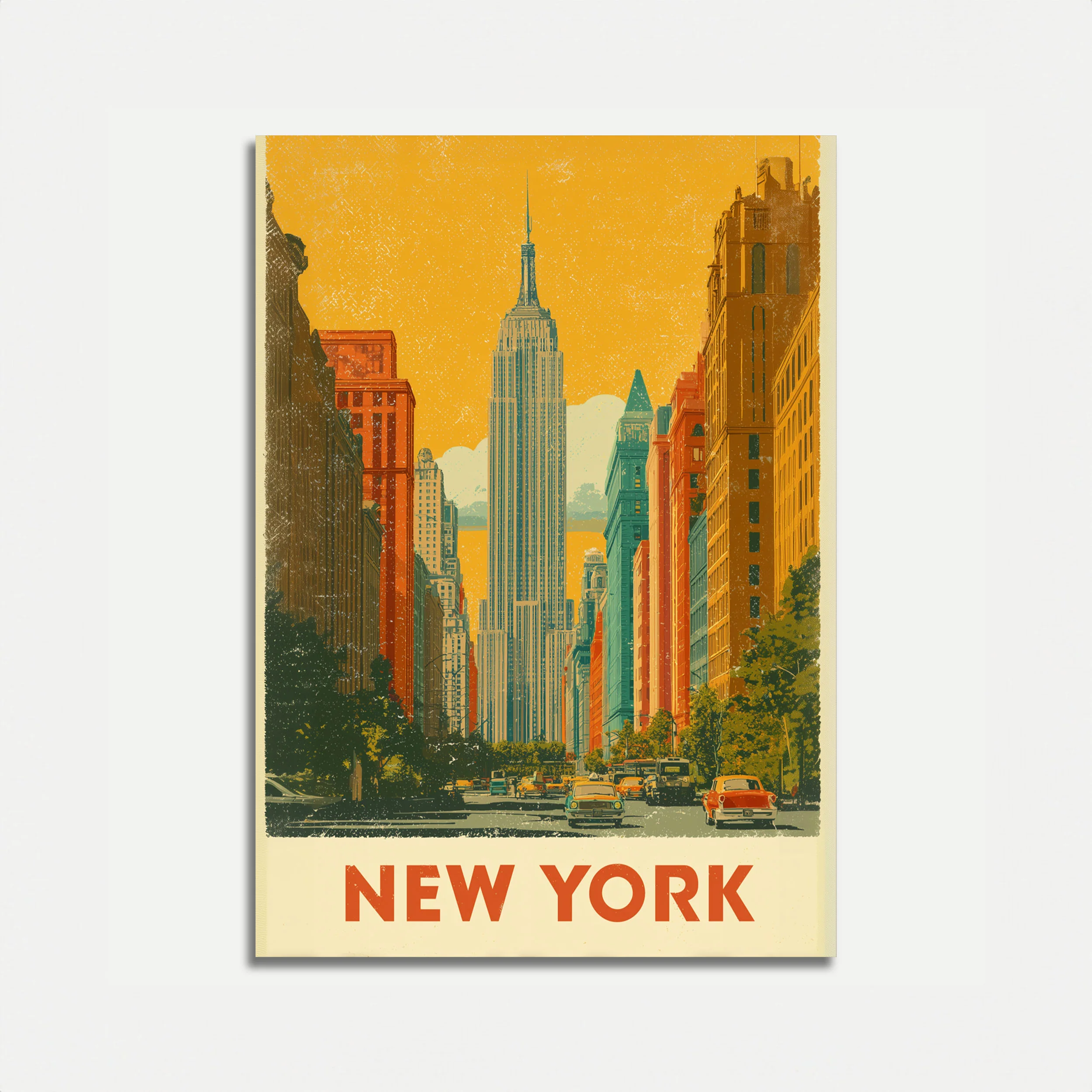 Empire State Skyline Poster
