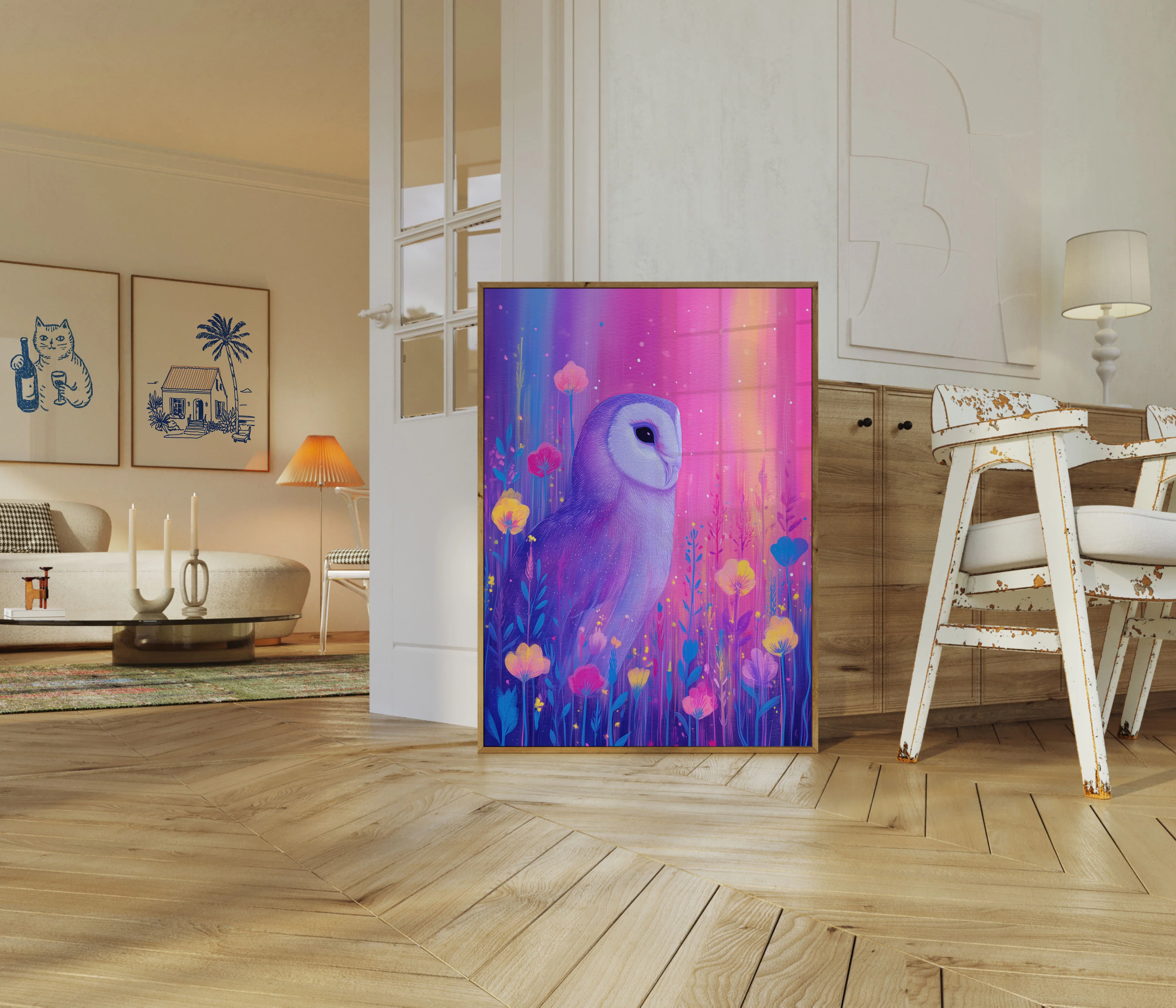 Enchanted Barn Owl Poster - Image 5