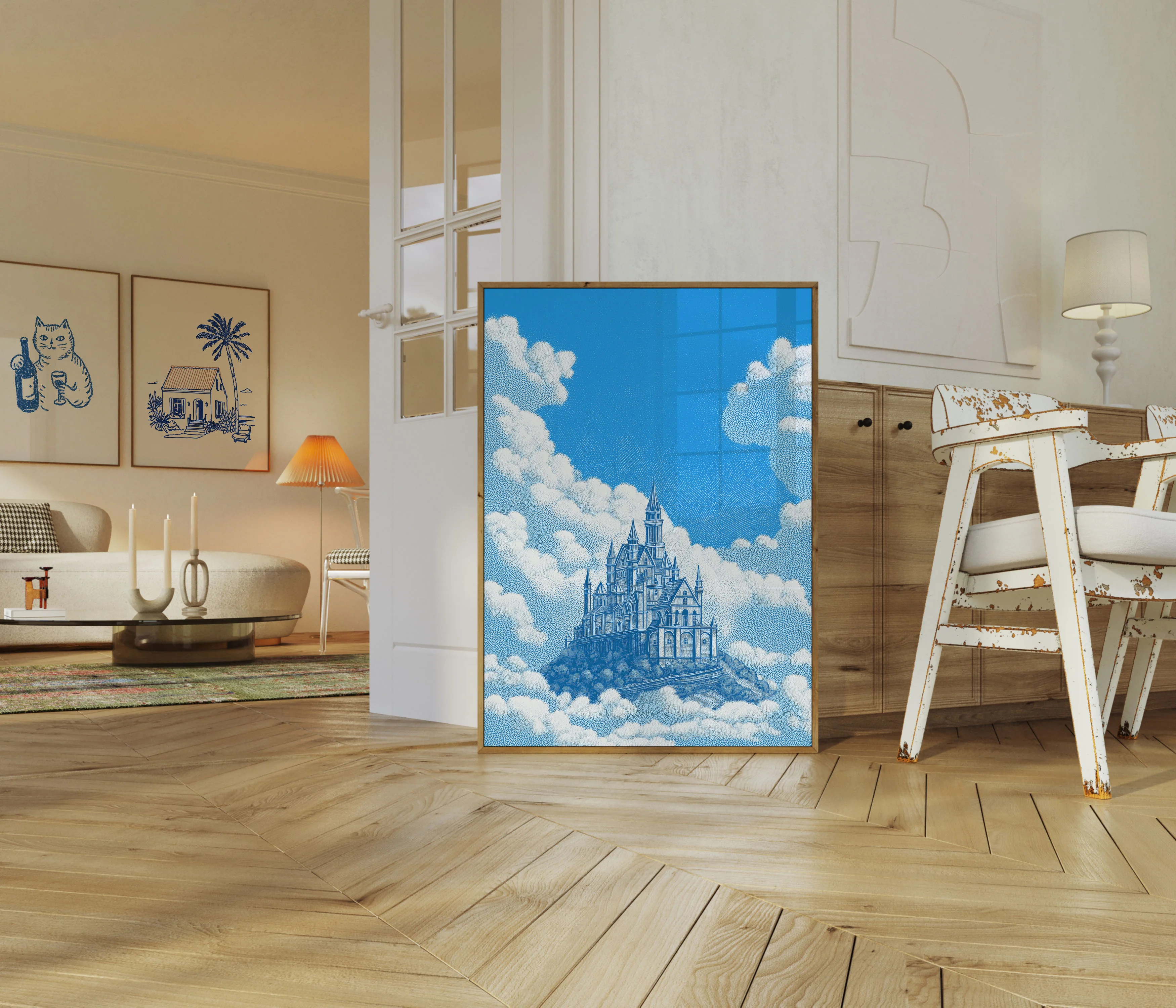 Enchanted Castle in the Clouds Poster - Image 5