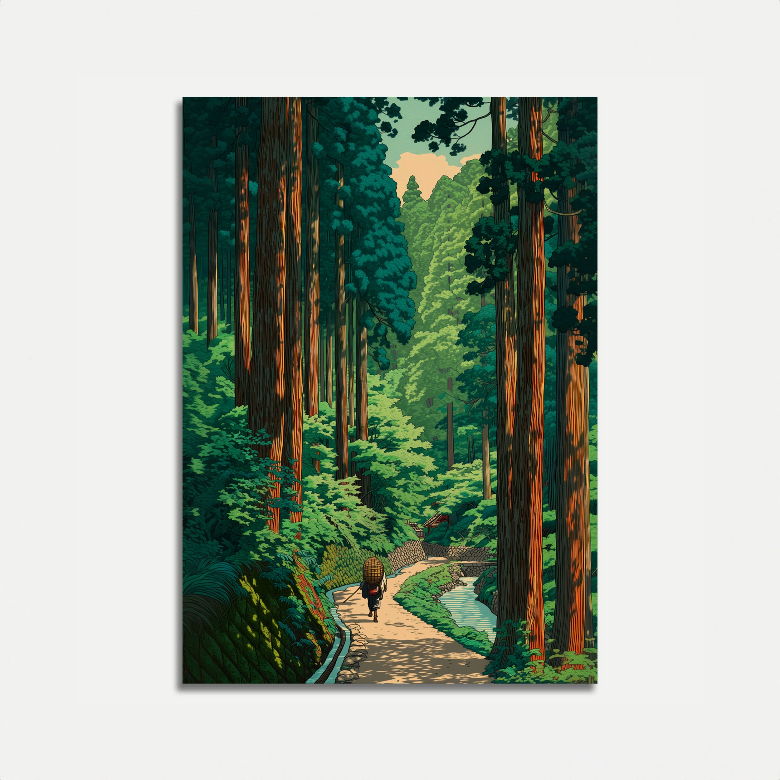 Enchanting Forest Path Poster