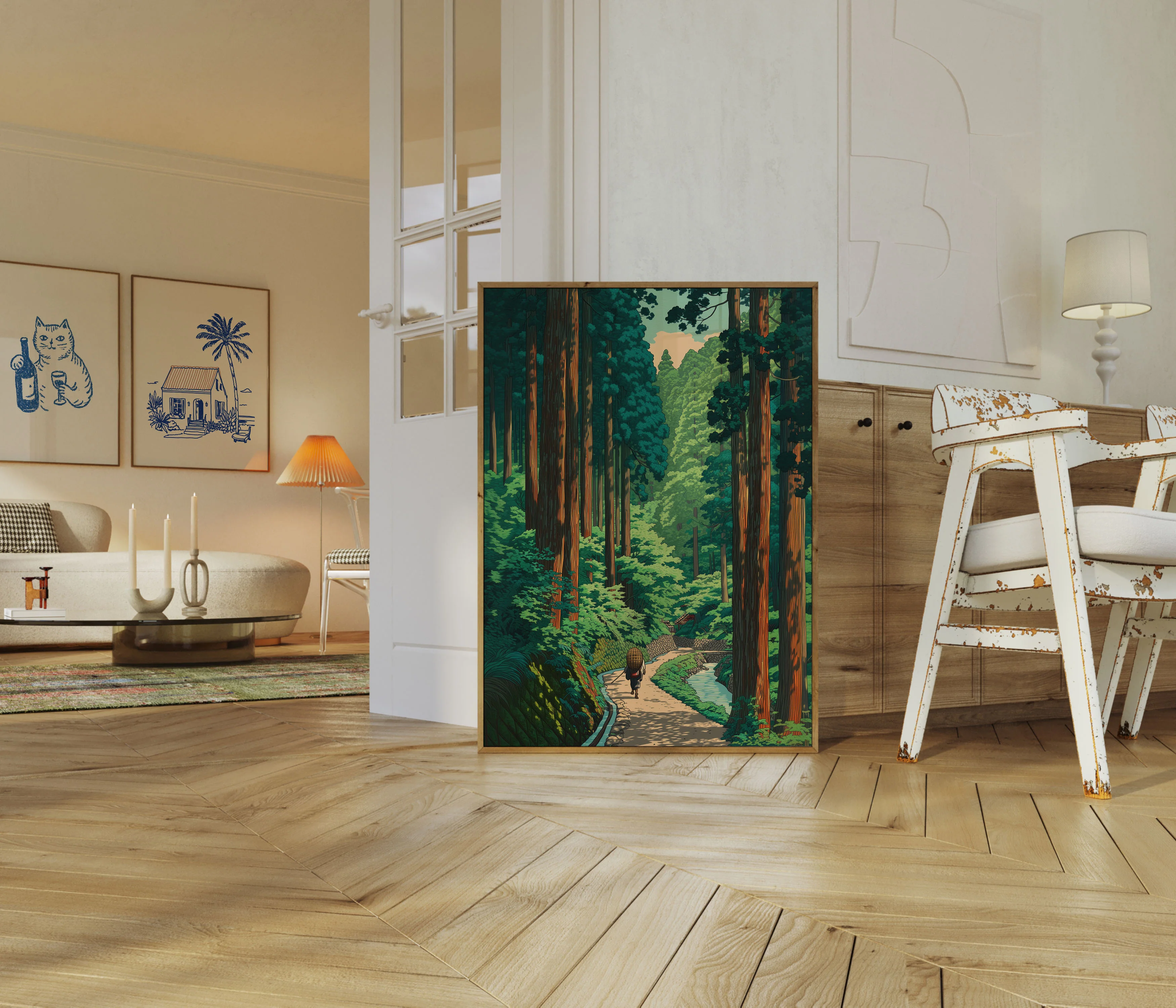 Enchanting Forest Path Poster - Image 5