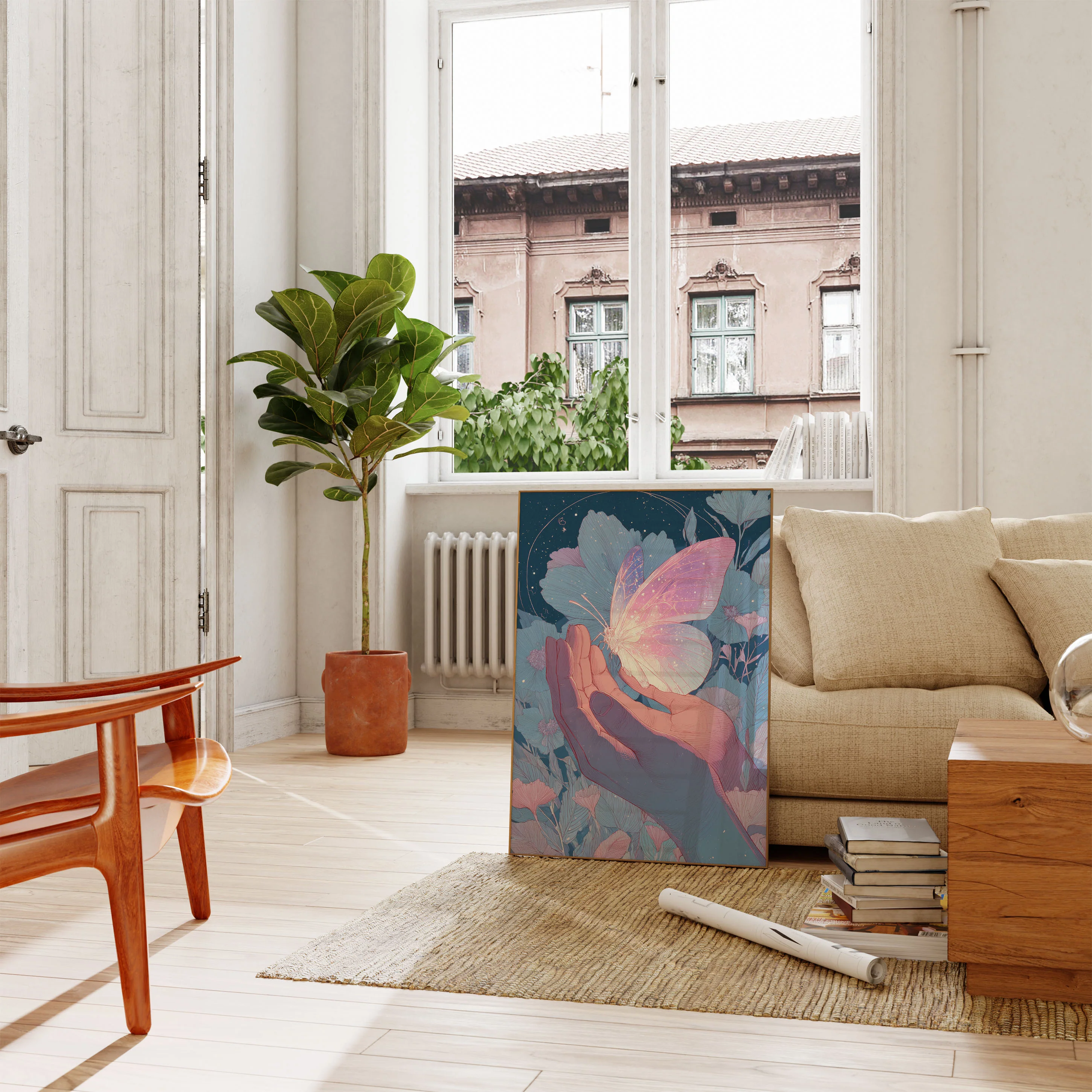 Ethereal Butterfly Enchantment Poster - Image 2