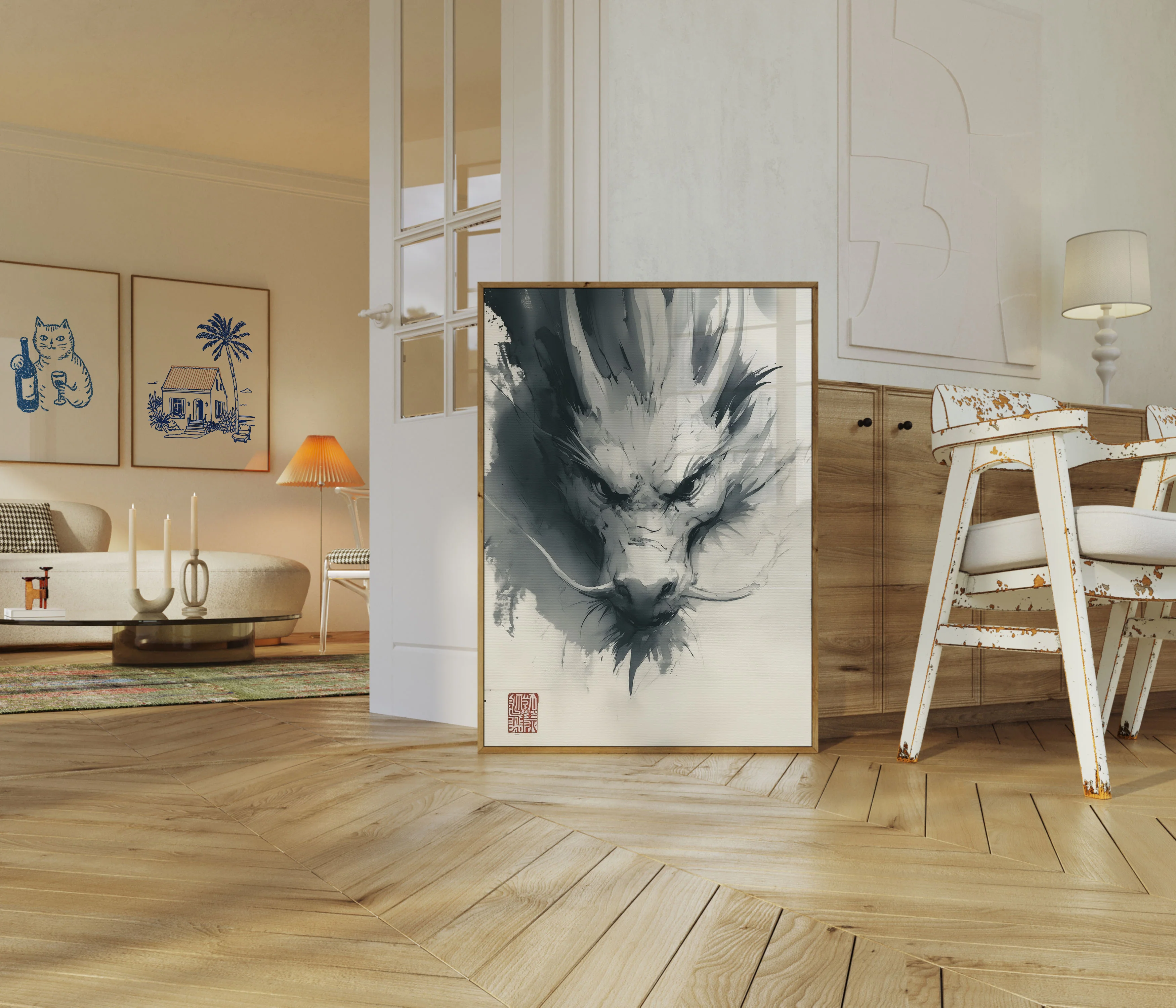 Ethereal Chinese Dragon Spirit Poster - Image 5