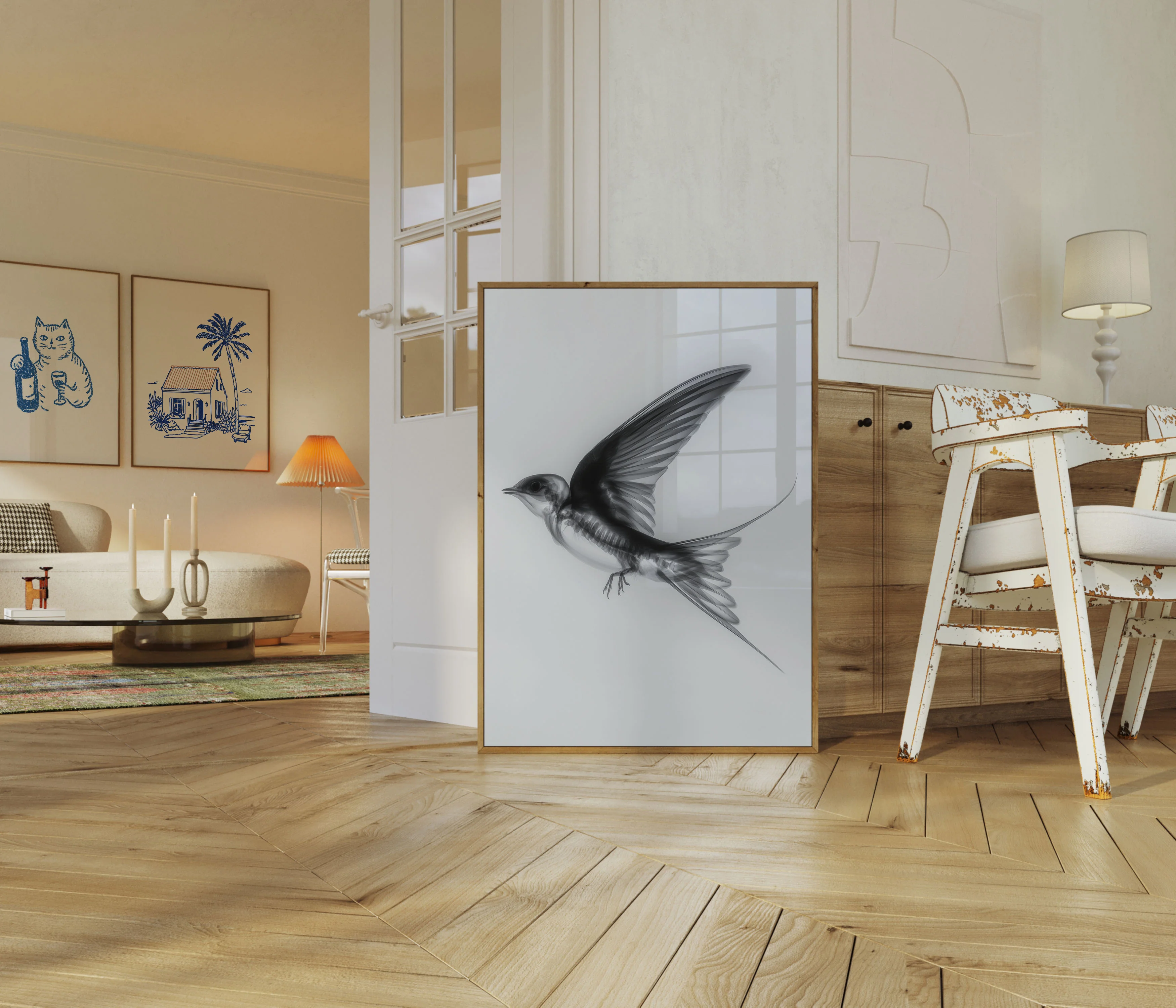 Ethereal Flight Bird Poster - Image 5