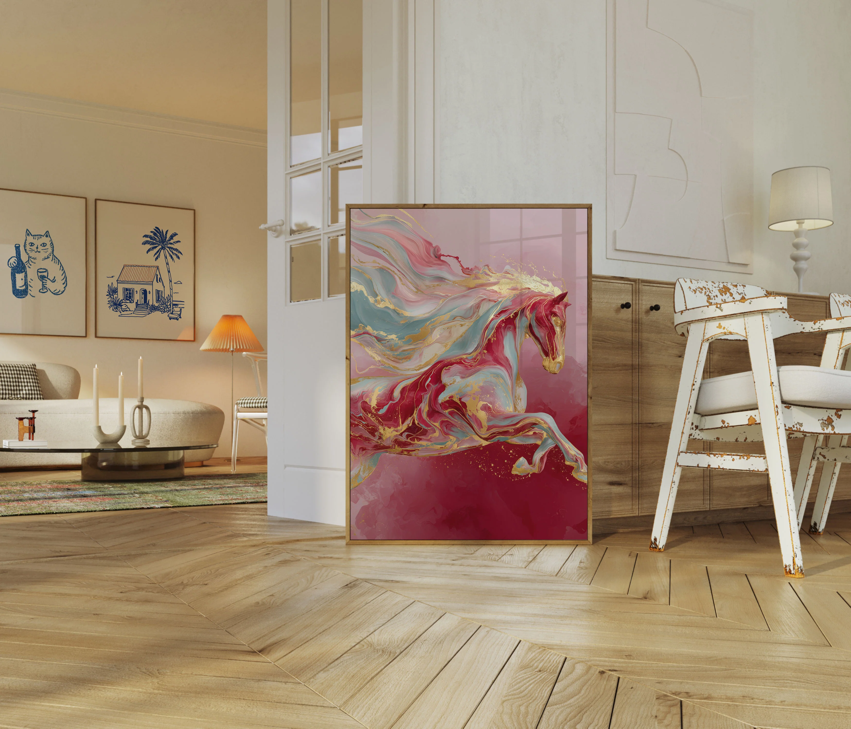 Ethereal Galloping Horse Poster - Image 5