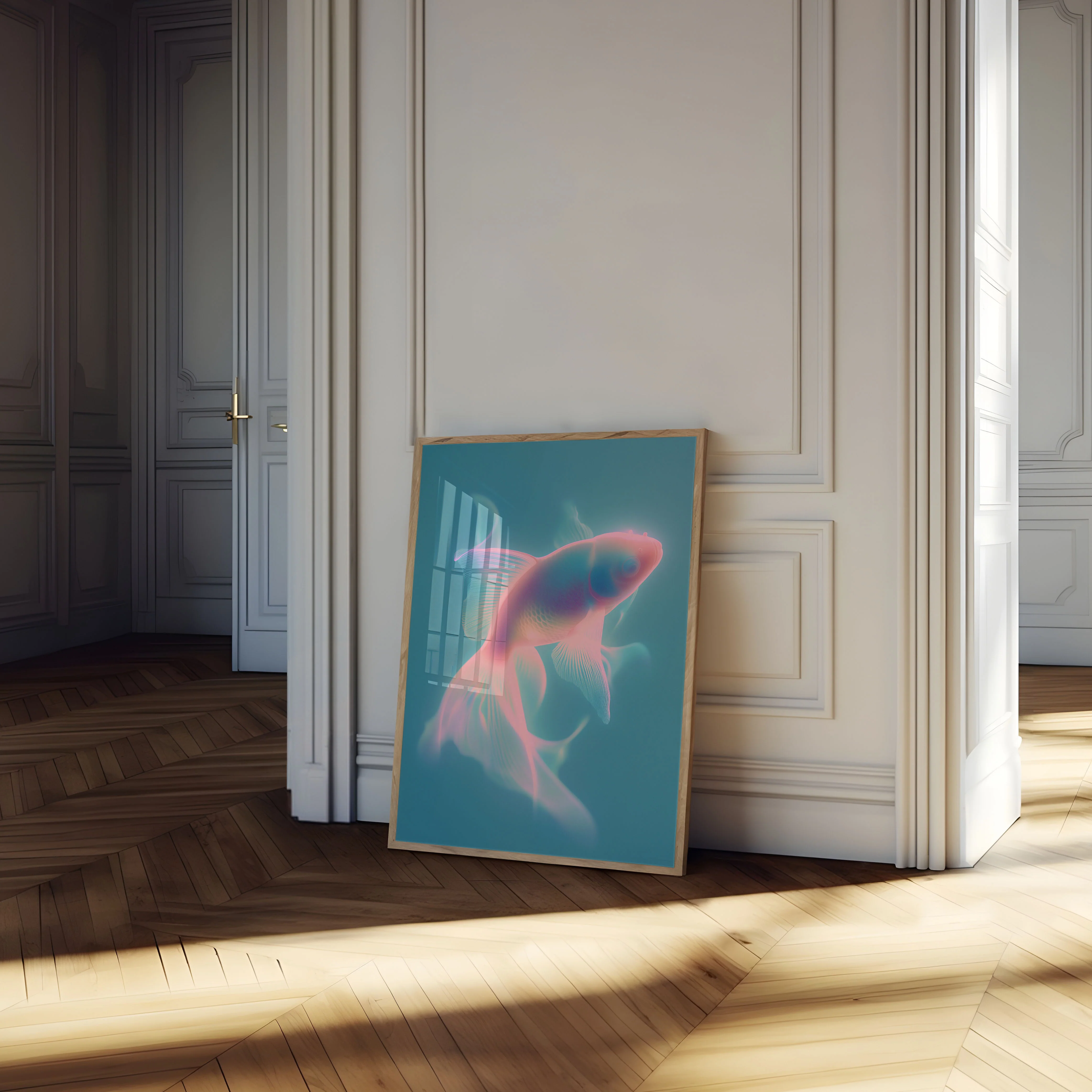Ethereal Goldfish Dreams Poster - Image 4