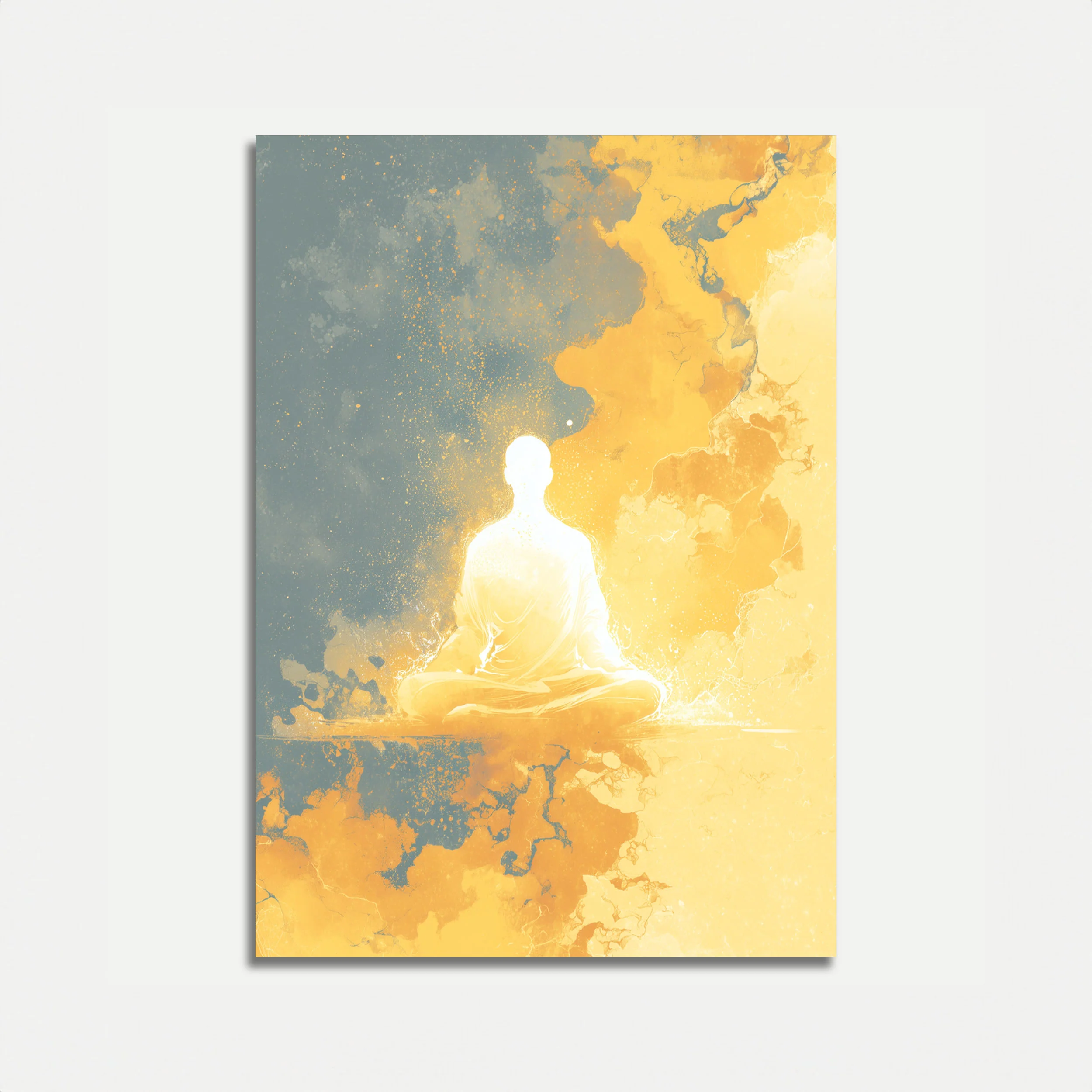 Ethereal Meditation Illumination Poster