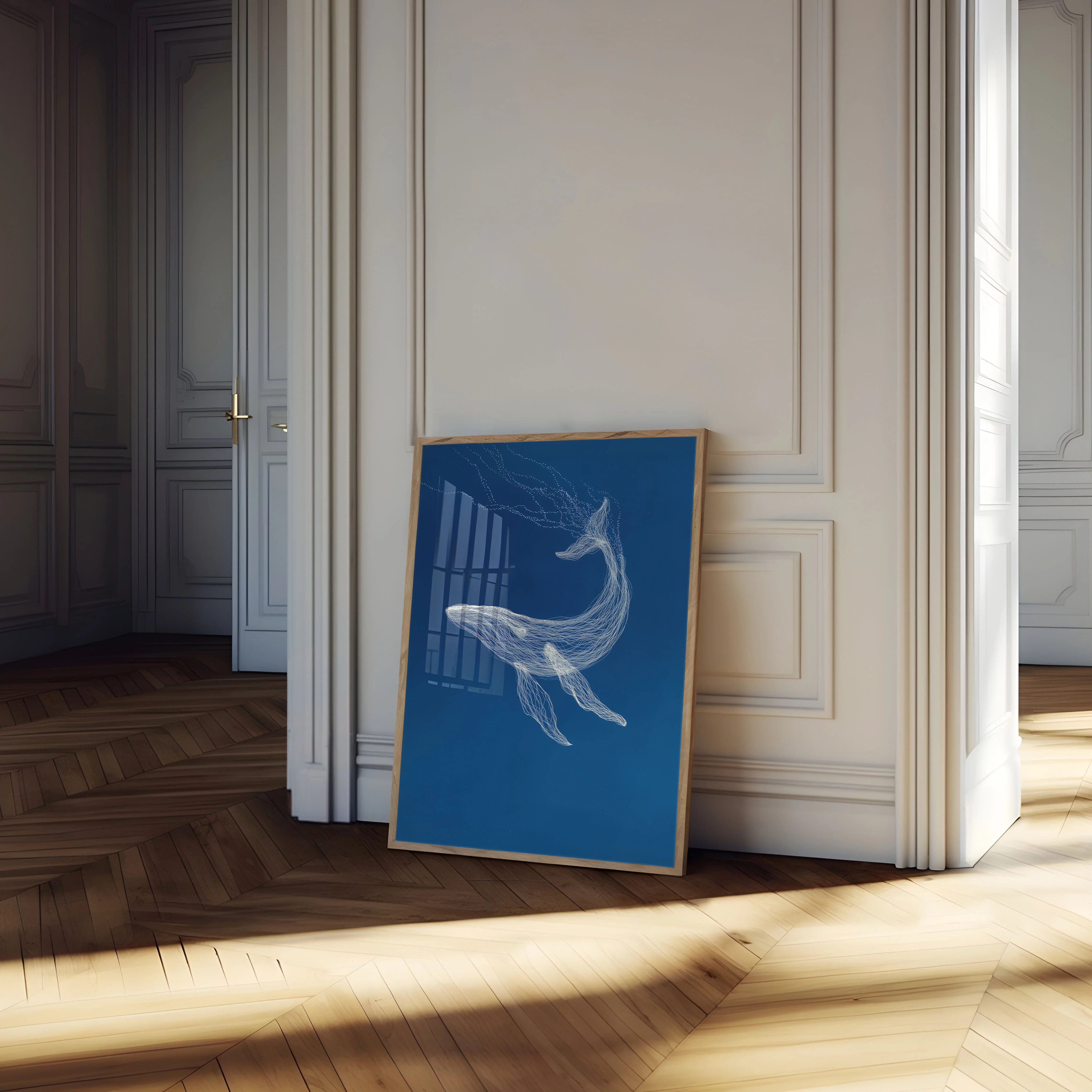 Ethereal Ocean Whale Poster - Image 4