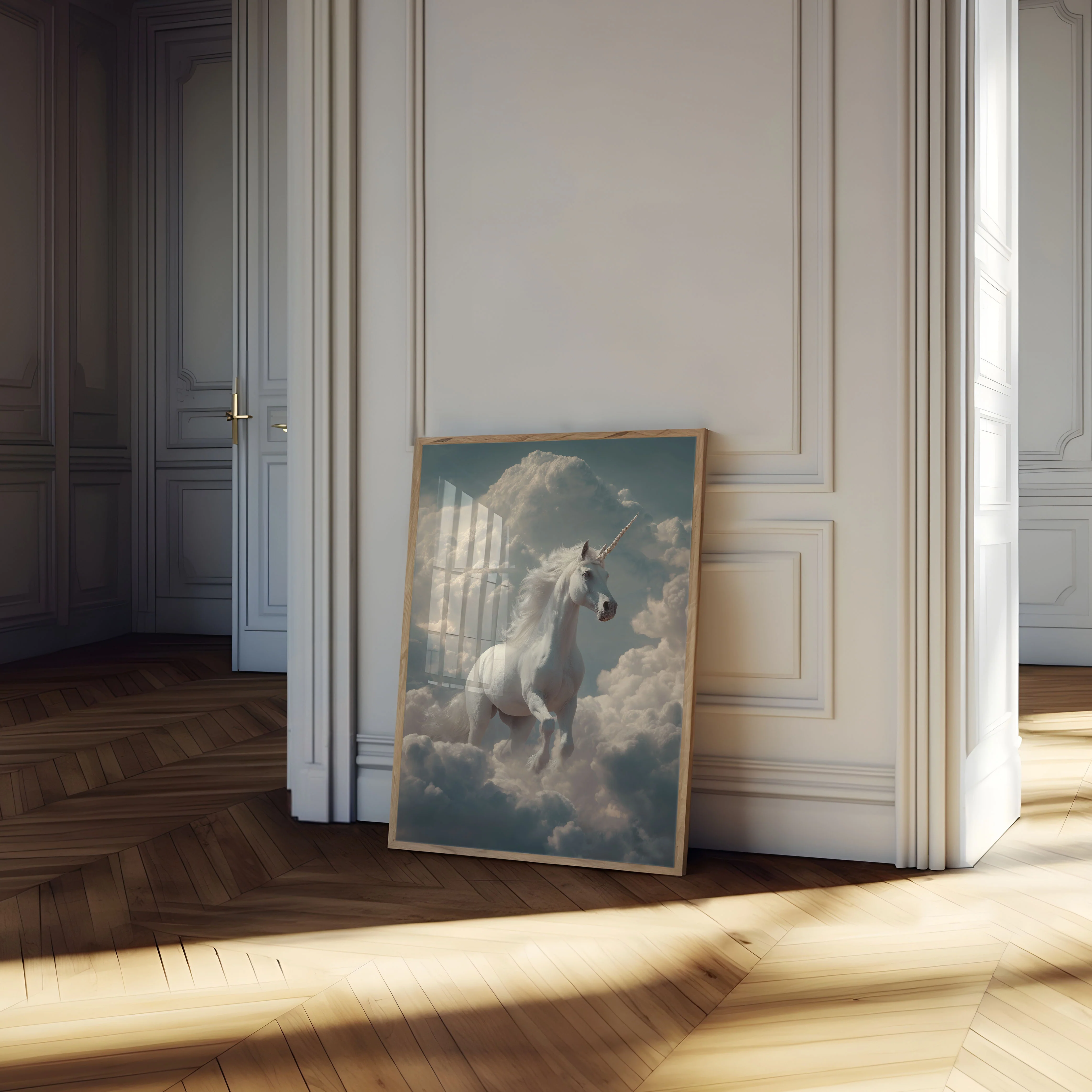 Ethereal Unicorn Cloud Poster - Image 4