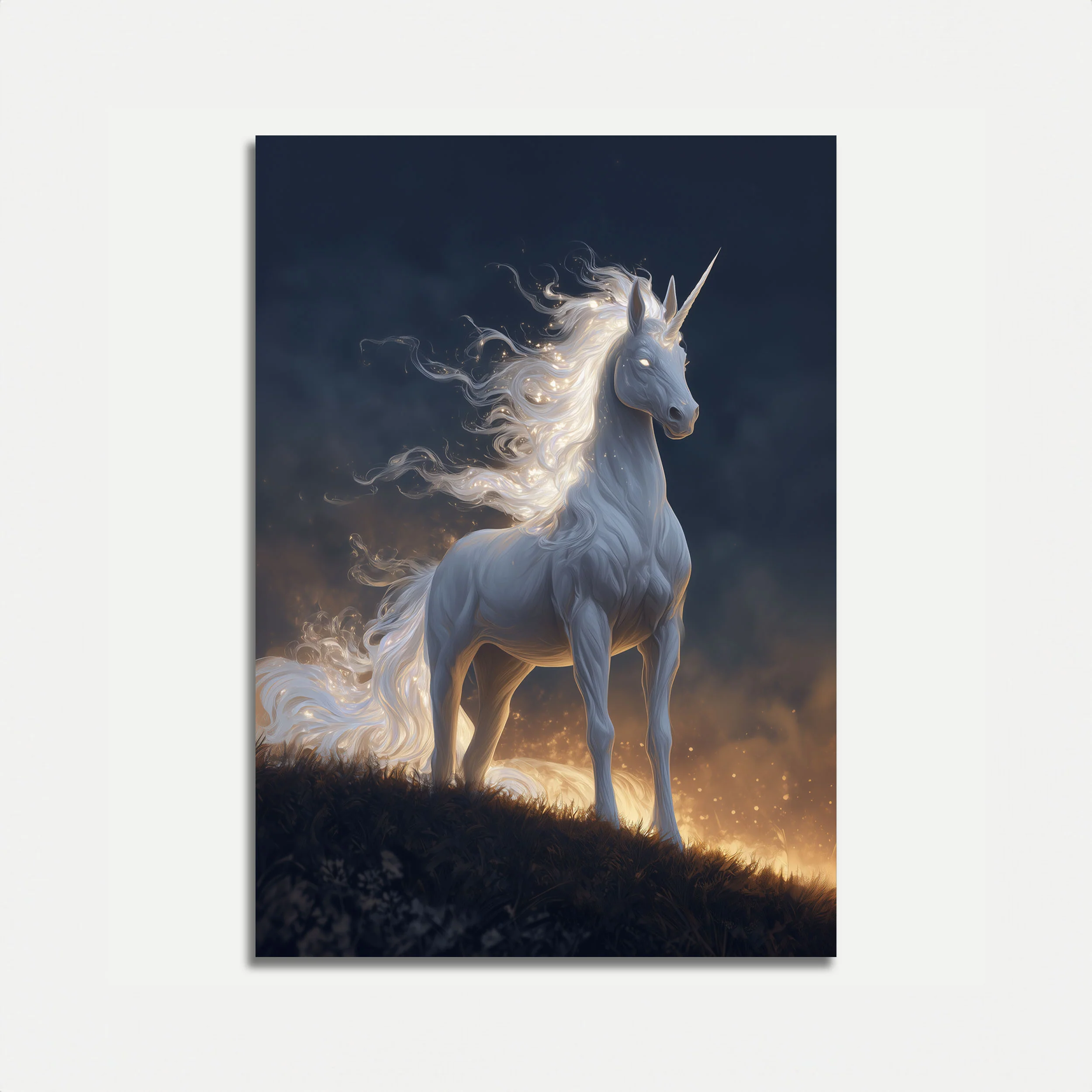 Ethereal Unicorn Mystic Poster