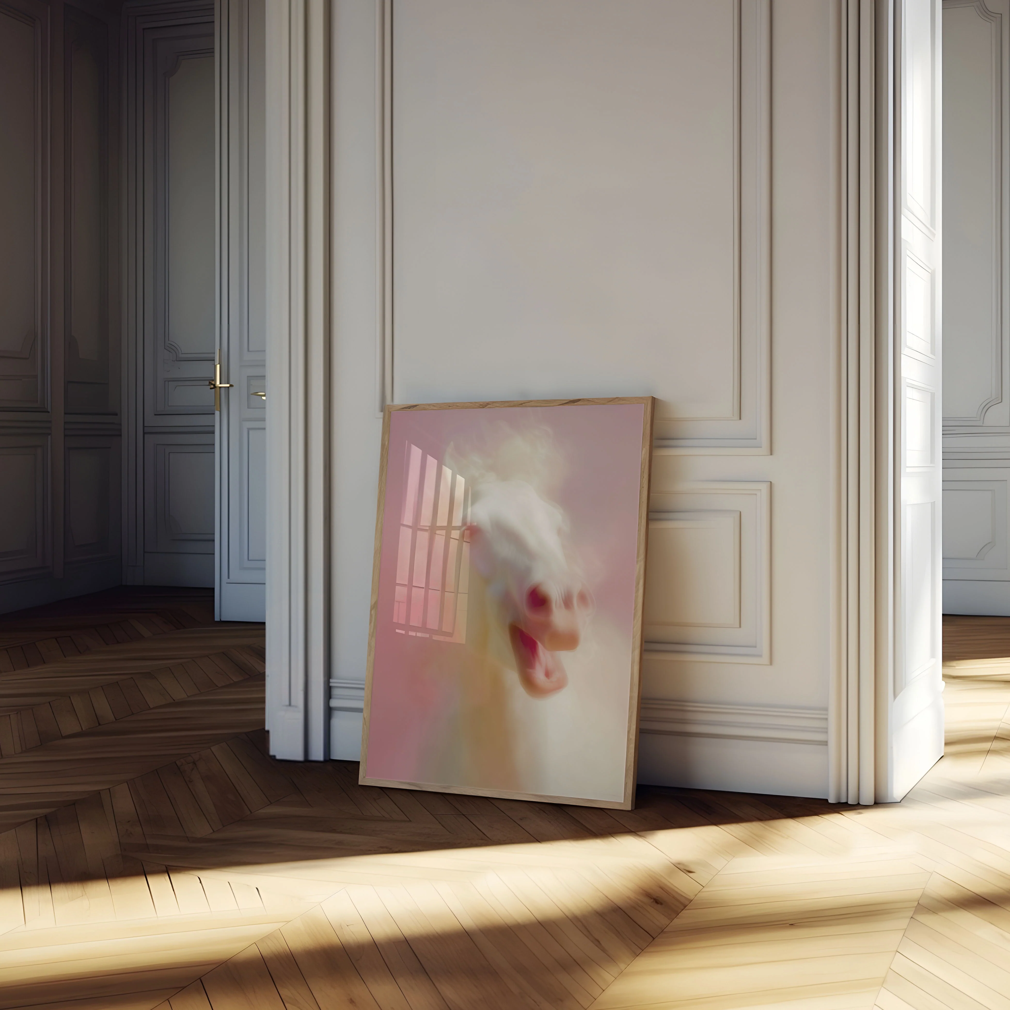 Ethereal White Horse Poster - Image 4